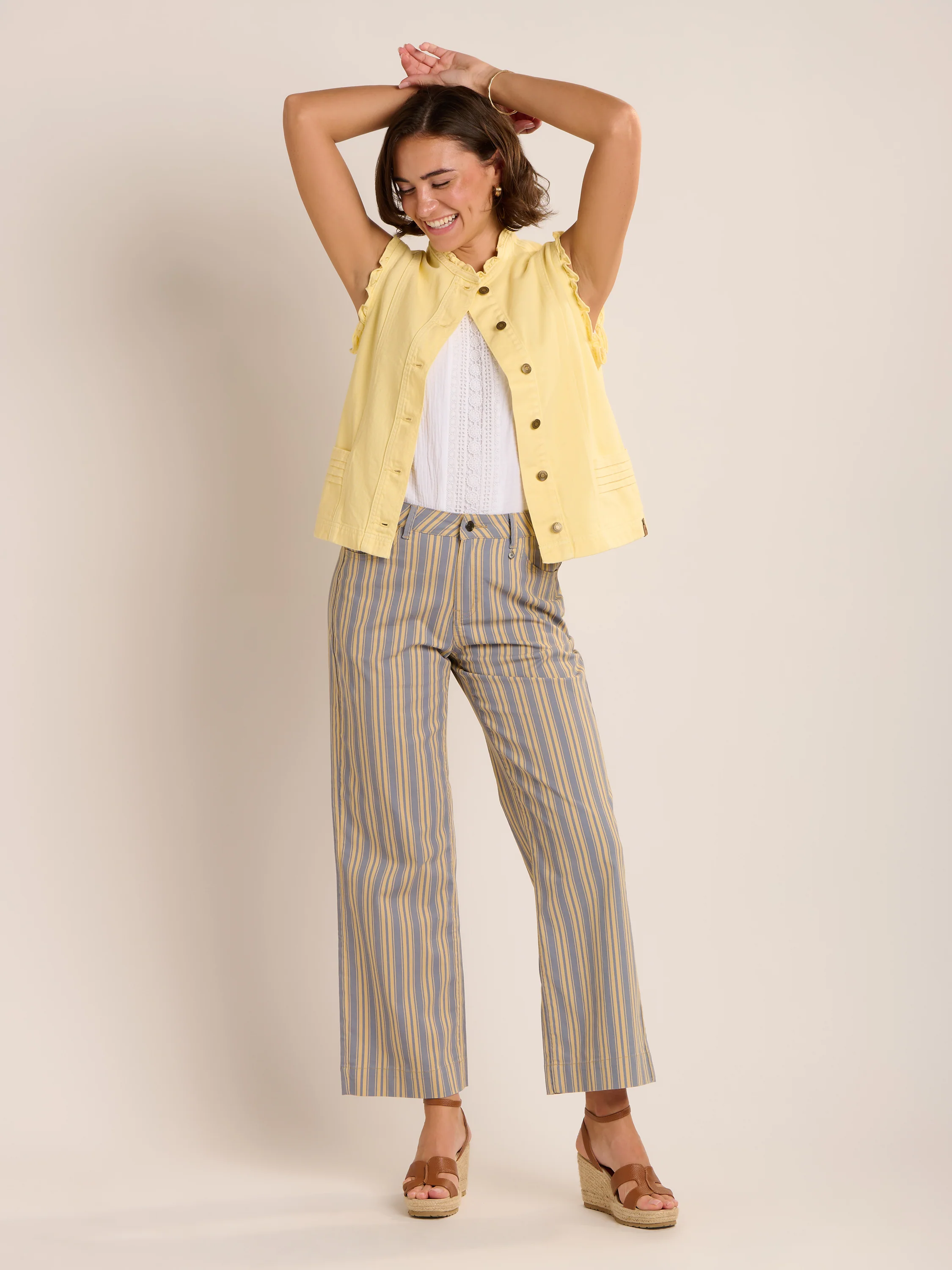 Mariposa Denim Waistcoat - Image 8
