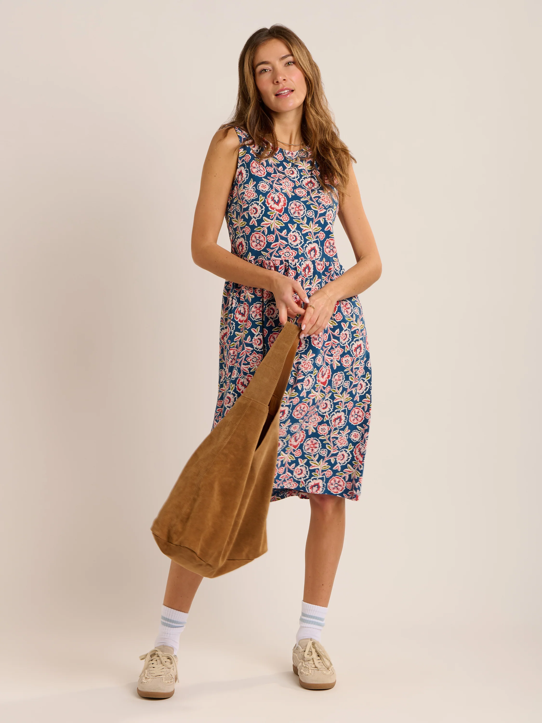 Mary Jersey Knee Length Dress - Image 6