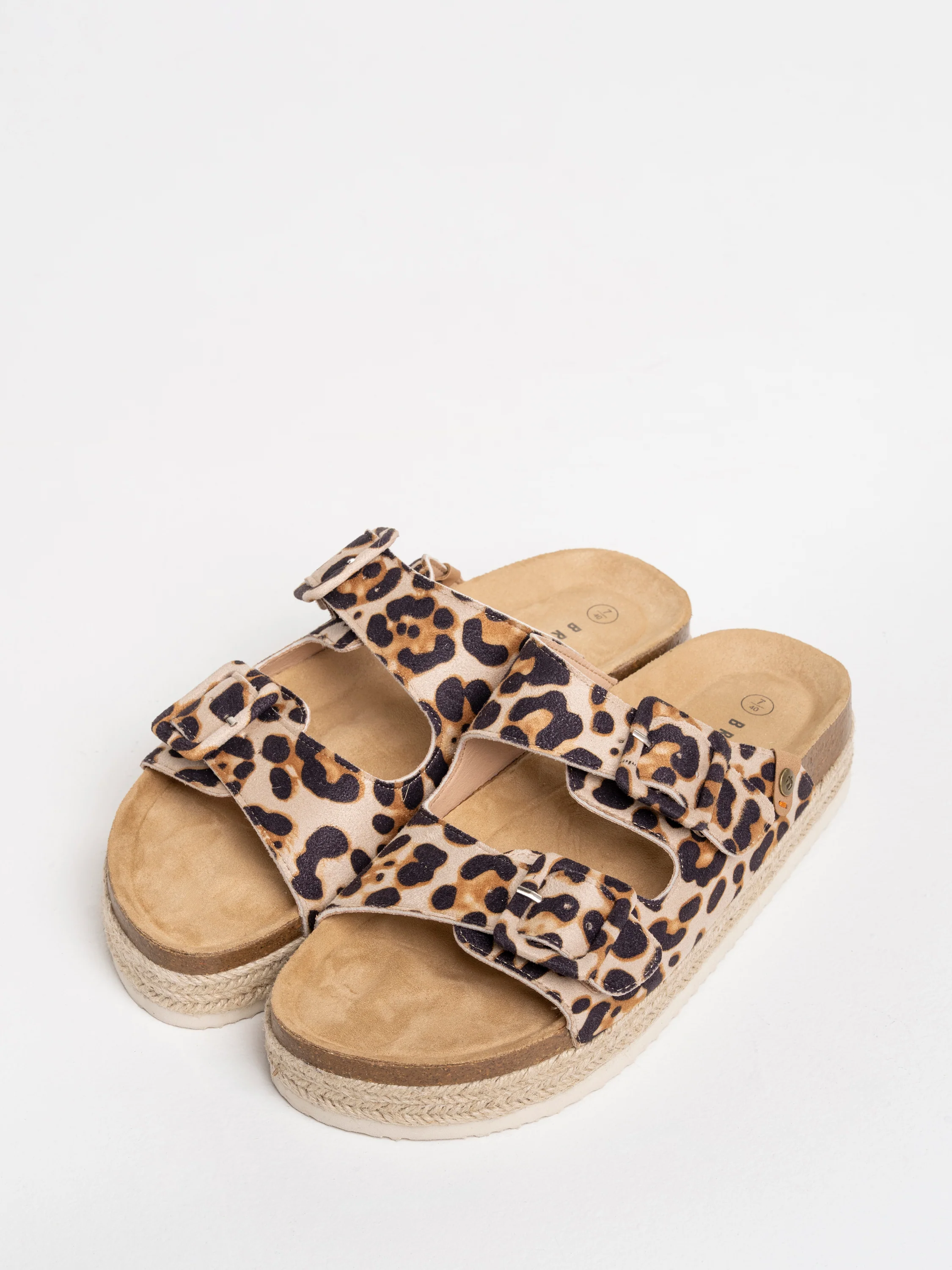Melbury Leopard Platform Sandals - Image 4