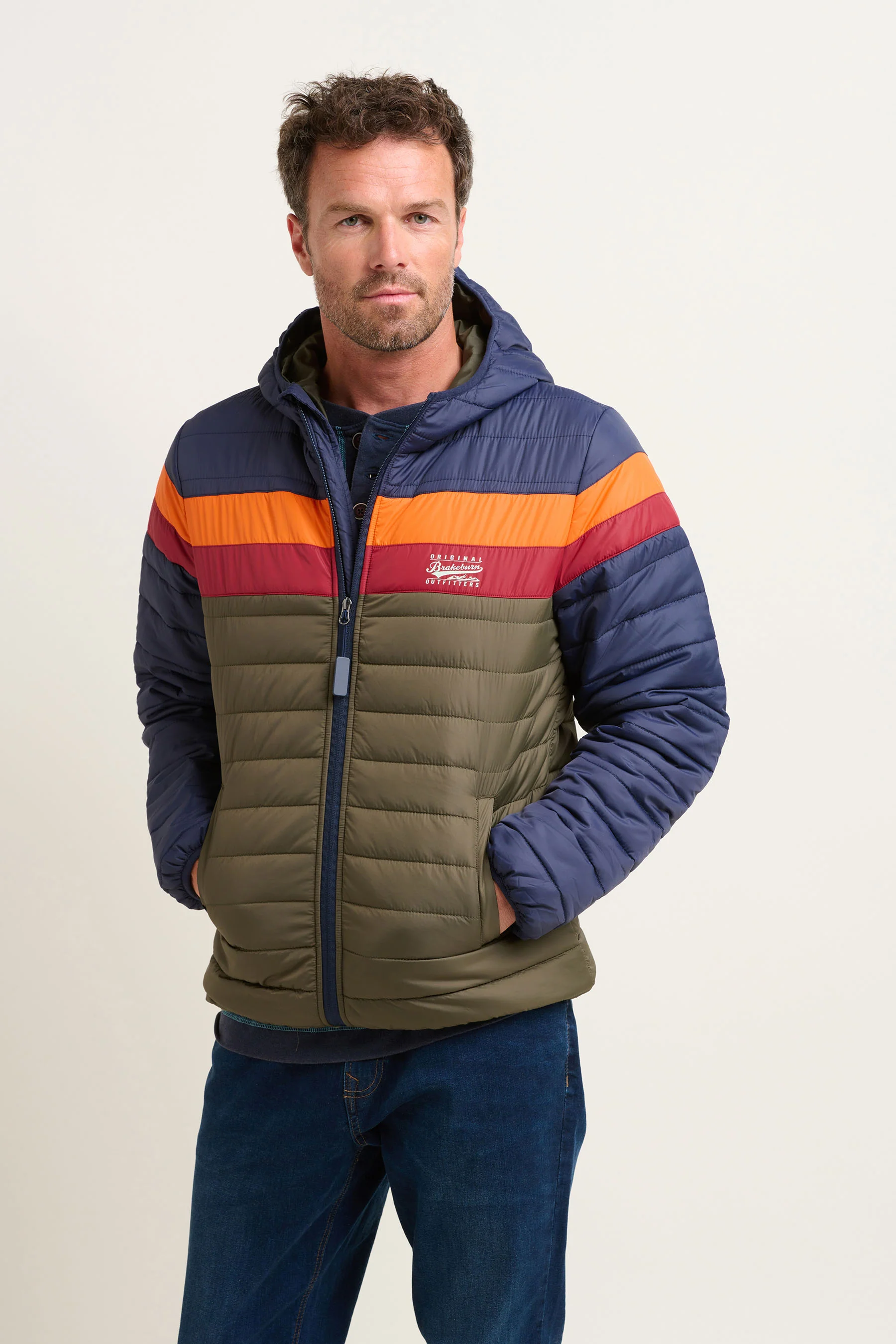 Retro Stripe Puffer - Image 2