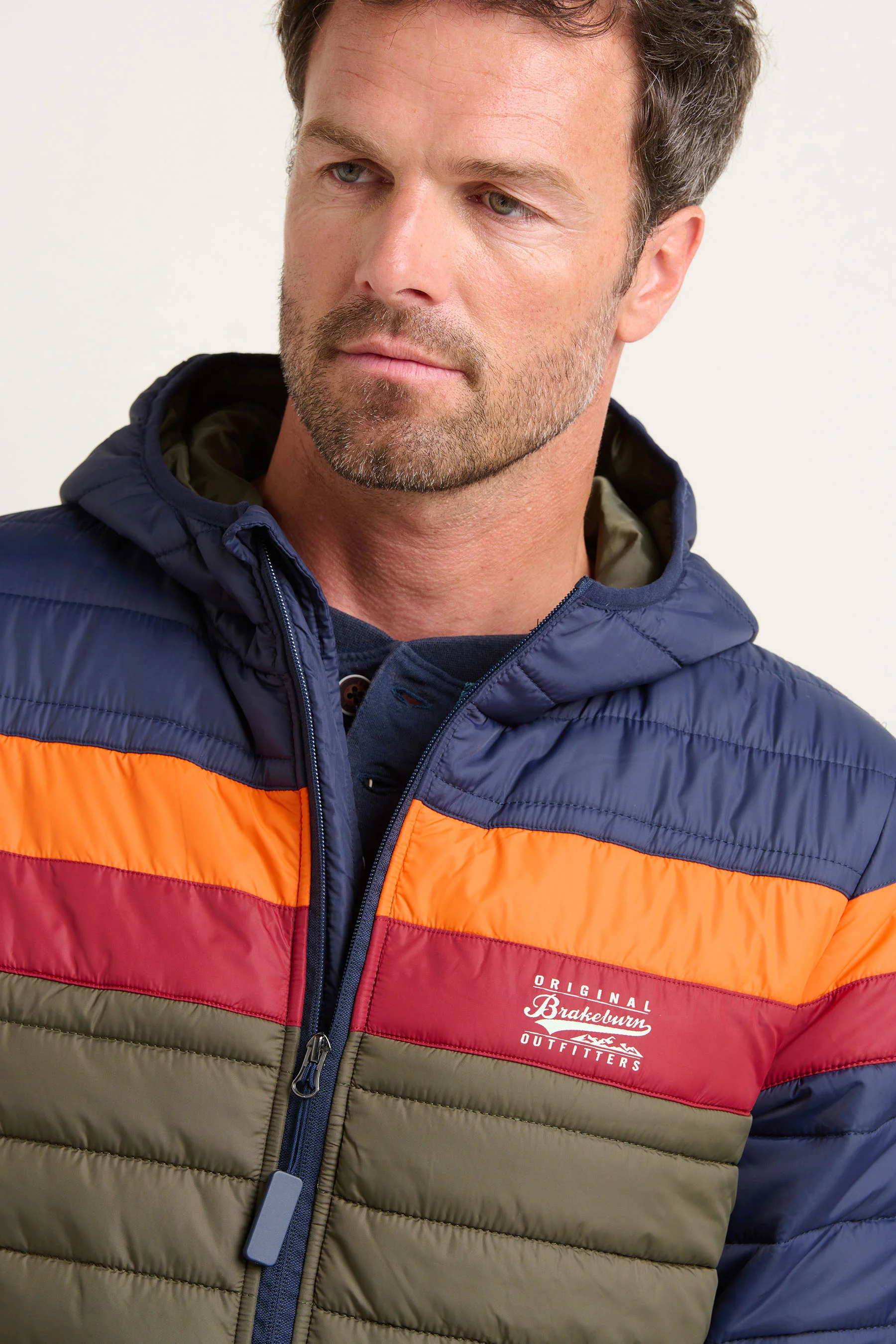 Retro Stripe Puffer - Image 4