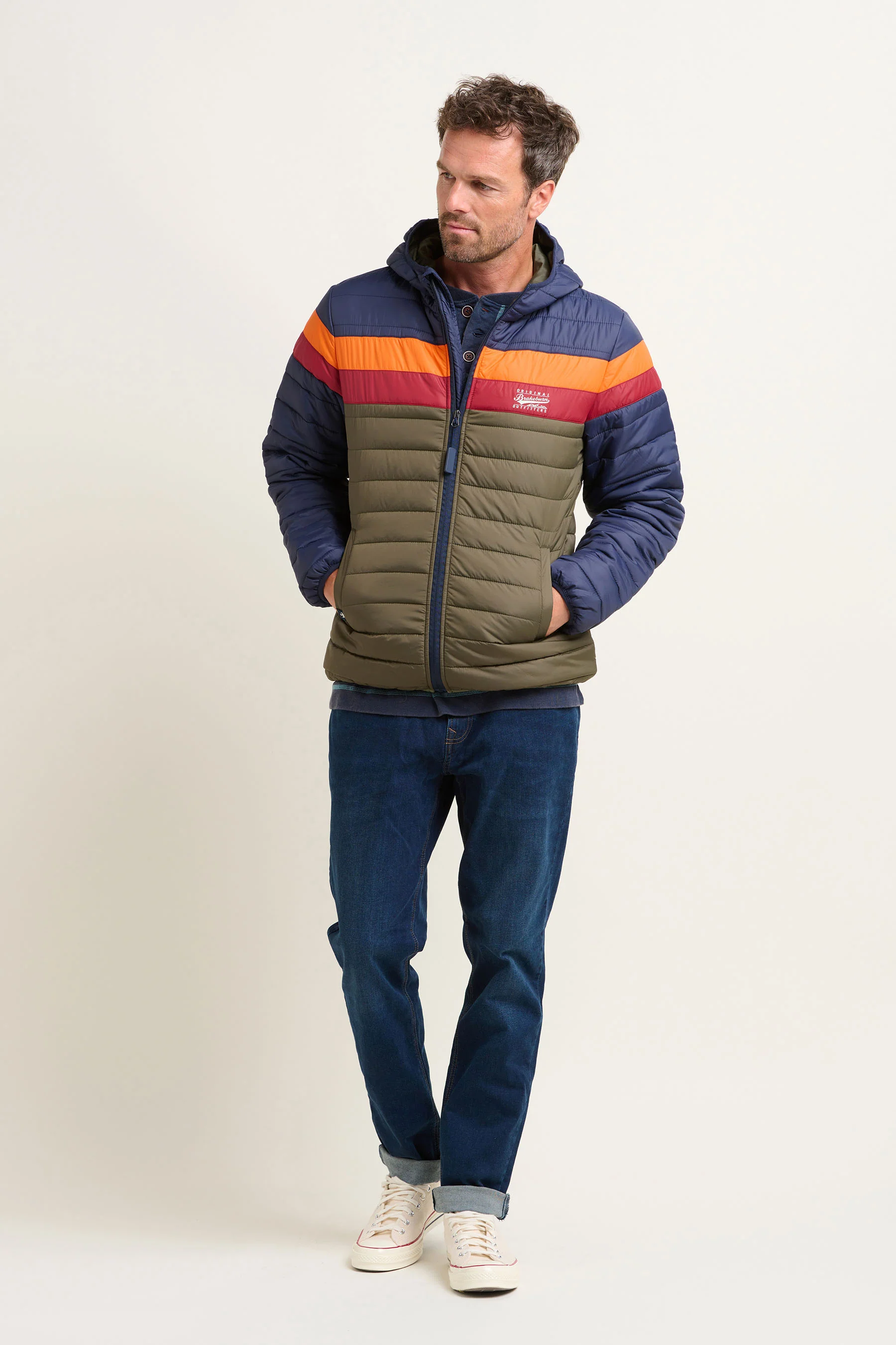 Retro Stripe Puffer - Image 5