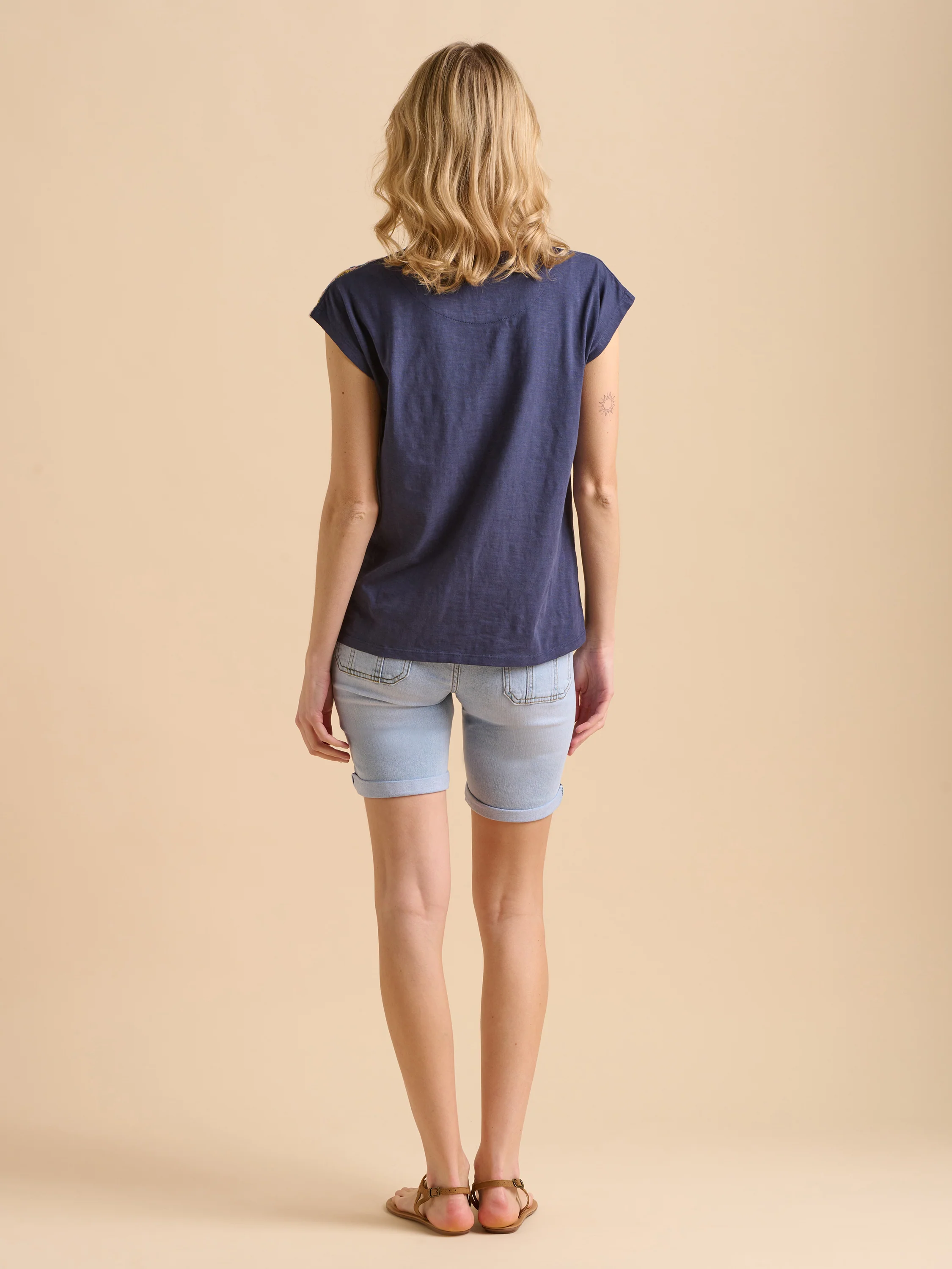 Mia Embroidered T Shirt - Image 2