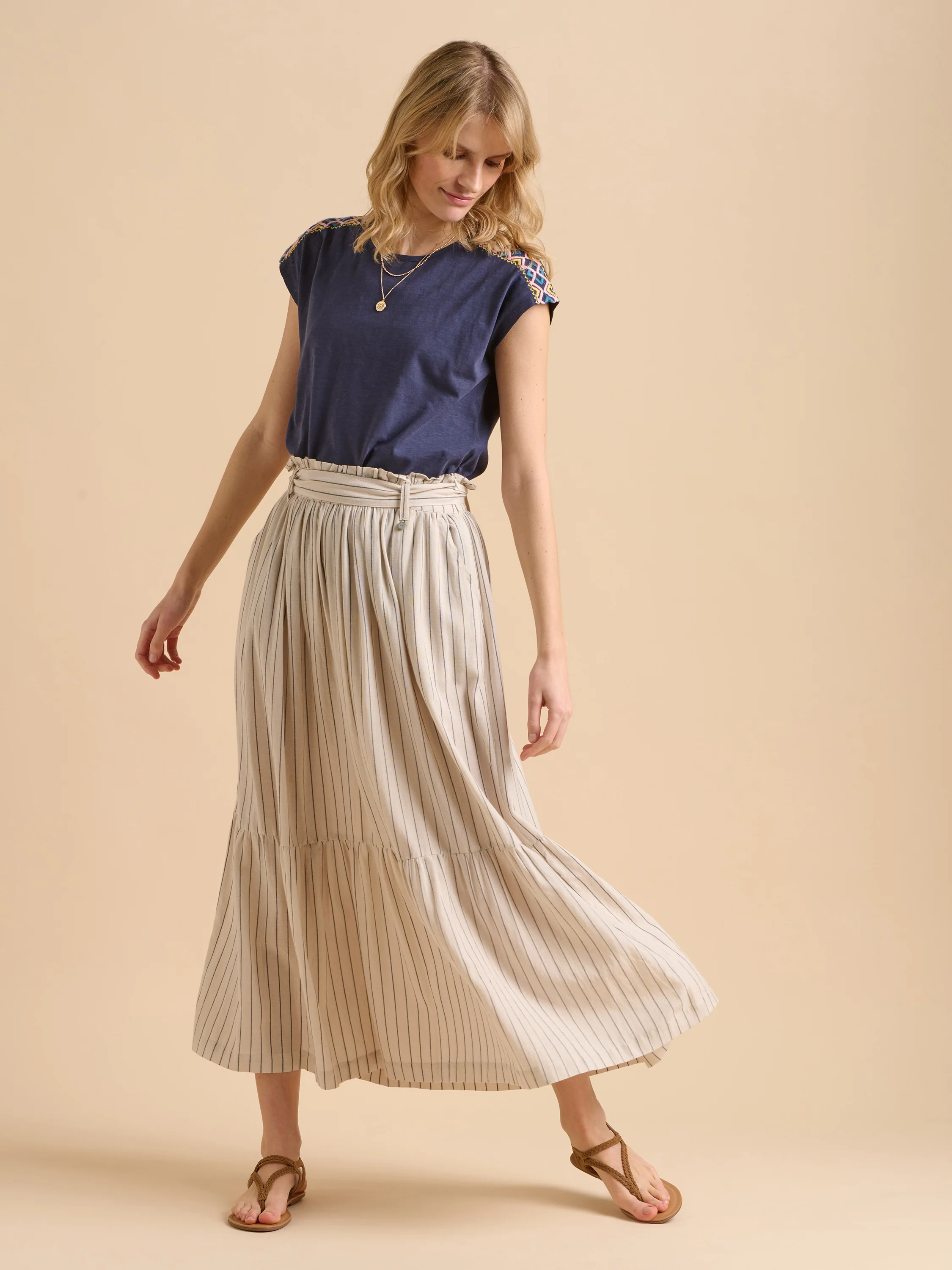 Mia Embroidered T Shirt - Image 6