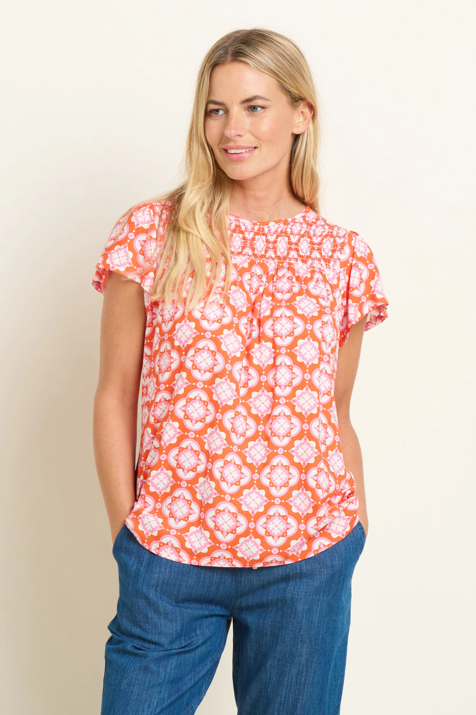 Moroccan Tile Blouse - Image 2