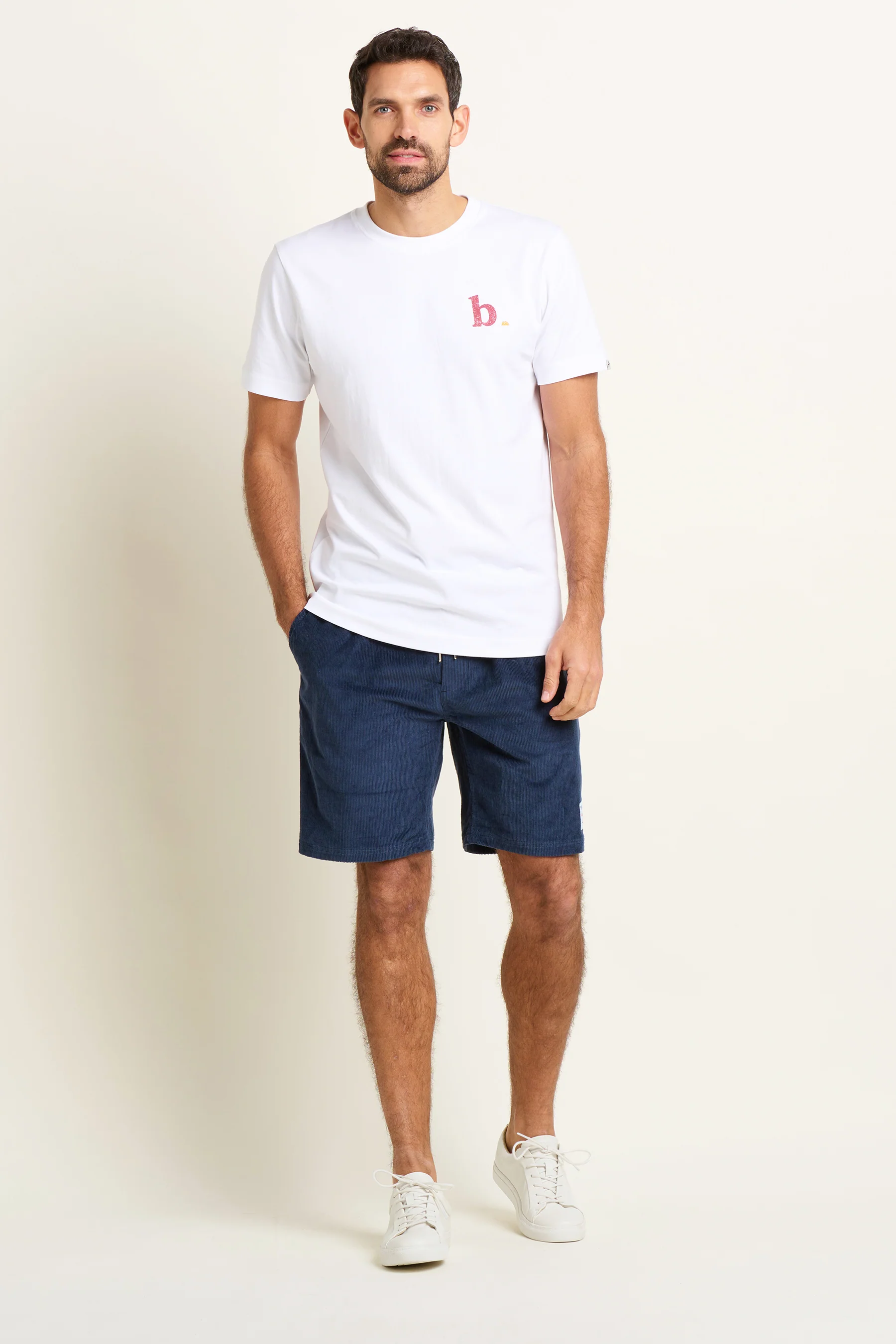 Navy Corduroy Short - Image 2