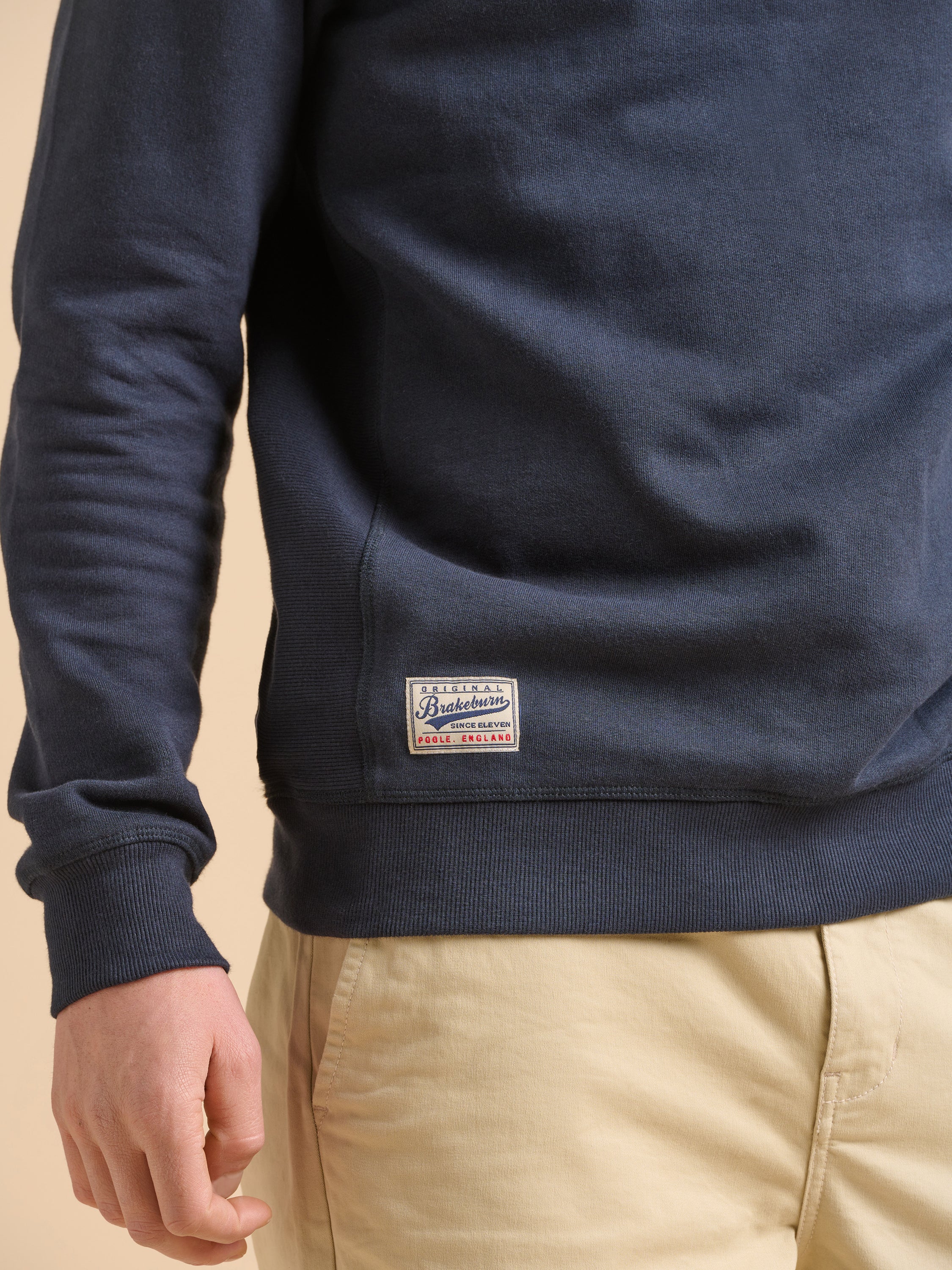 Navy Custom Crew Neck Sweat - Image 4