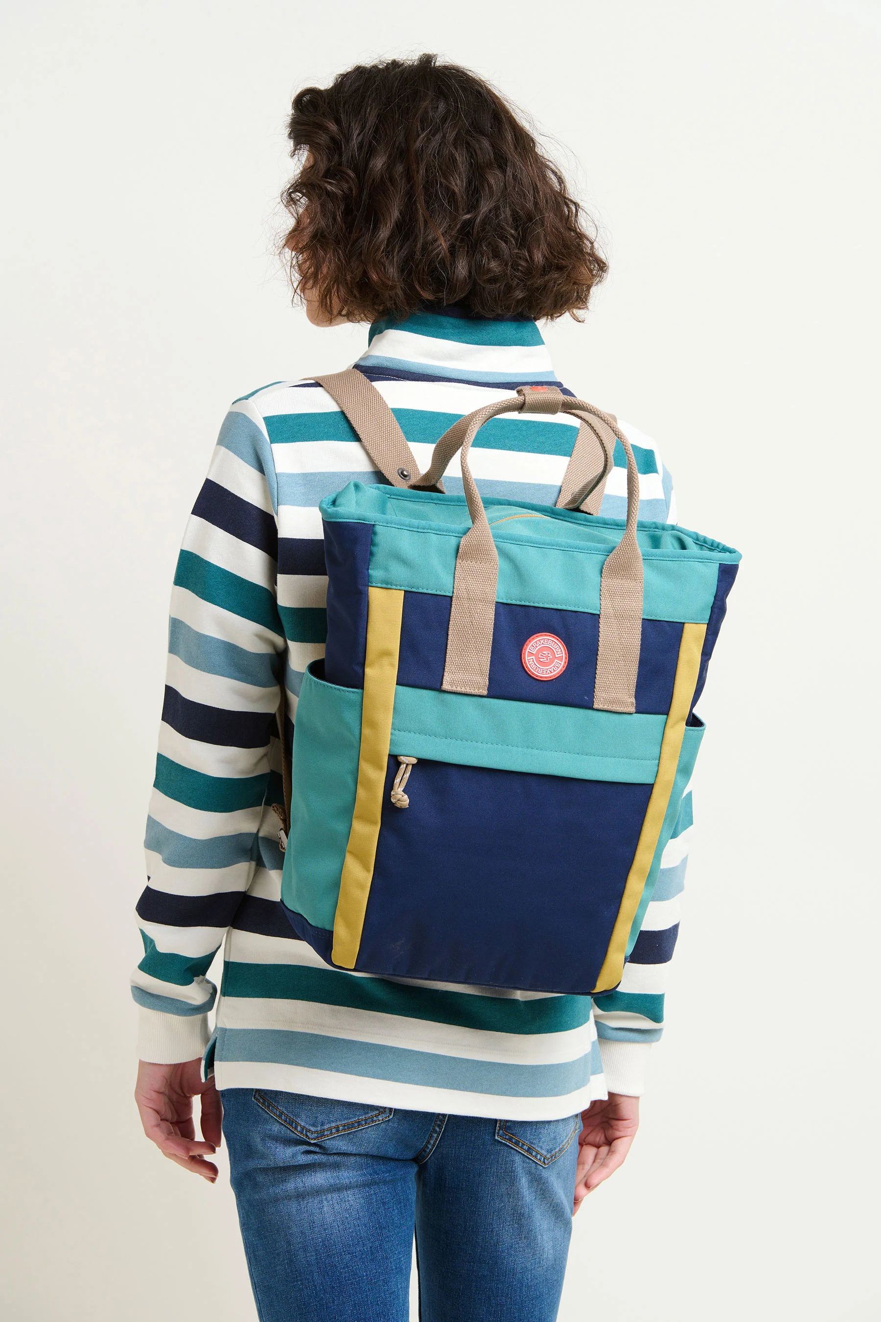 Navy Handbag Backpack - Image 4