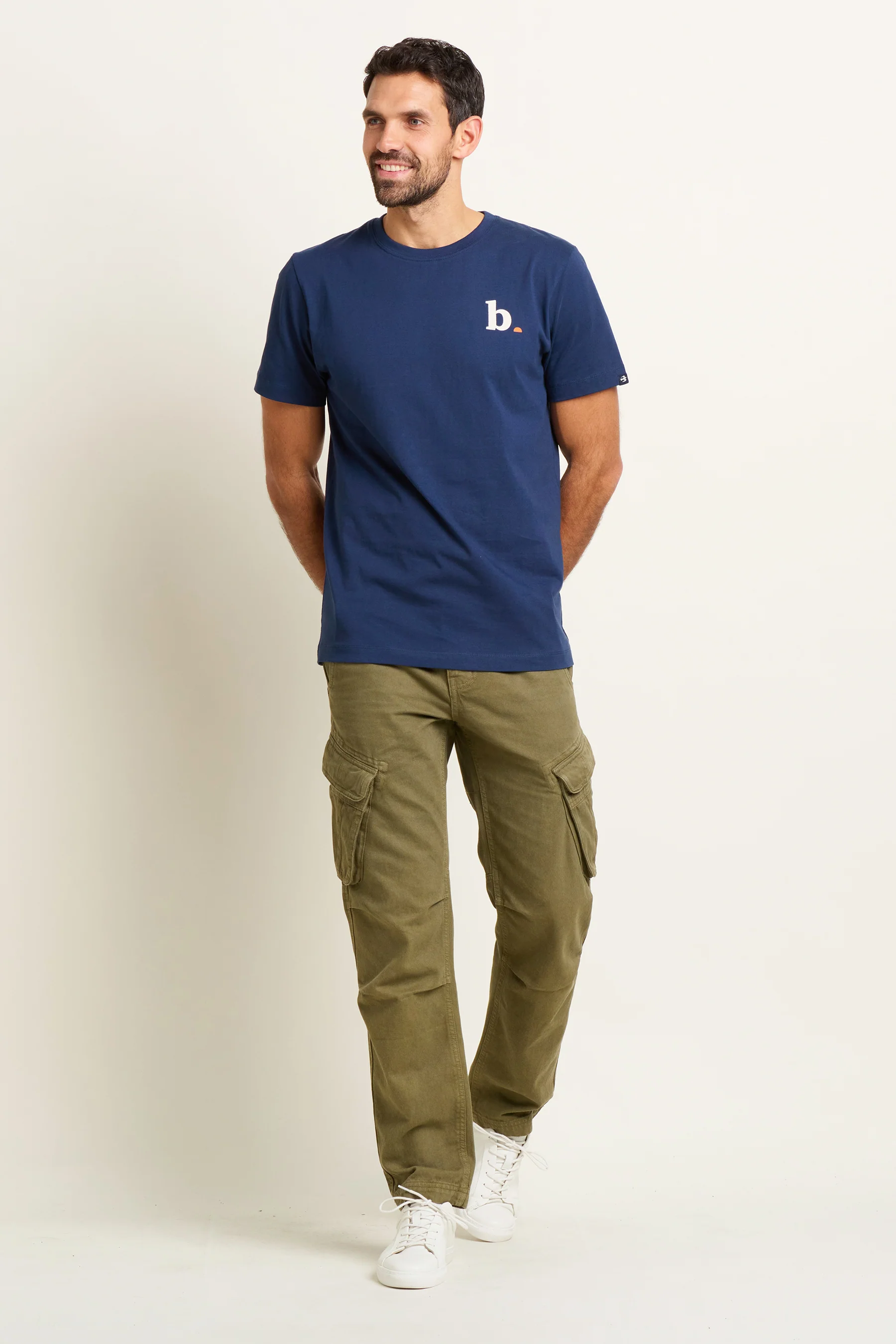 Navy Logo Tee - Image 4