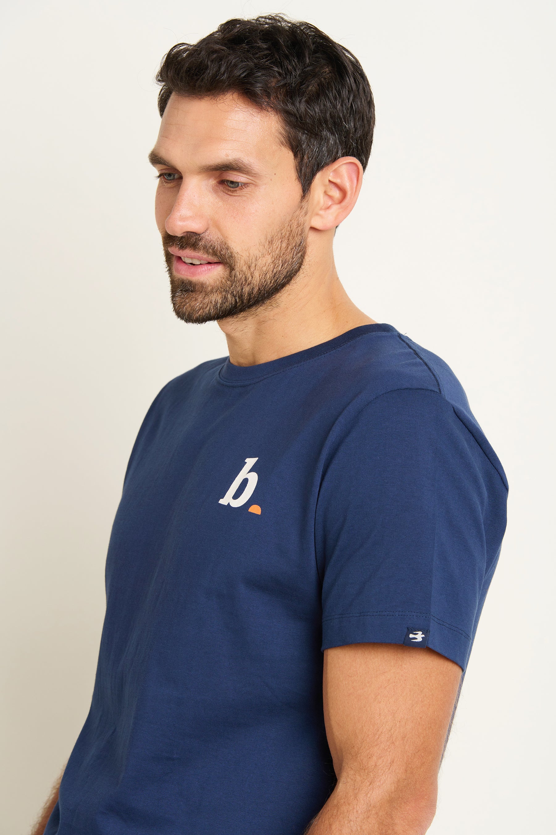 Navy Logo Tee - Image 5