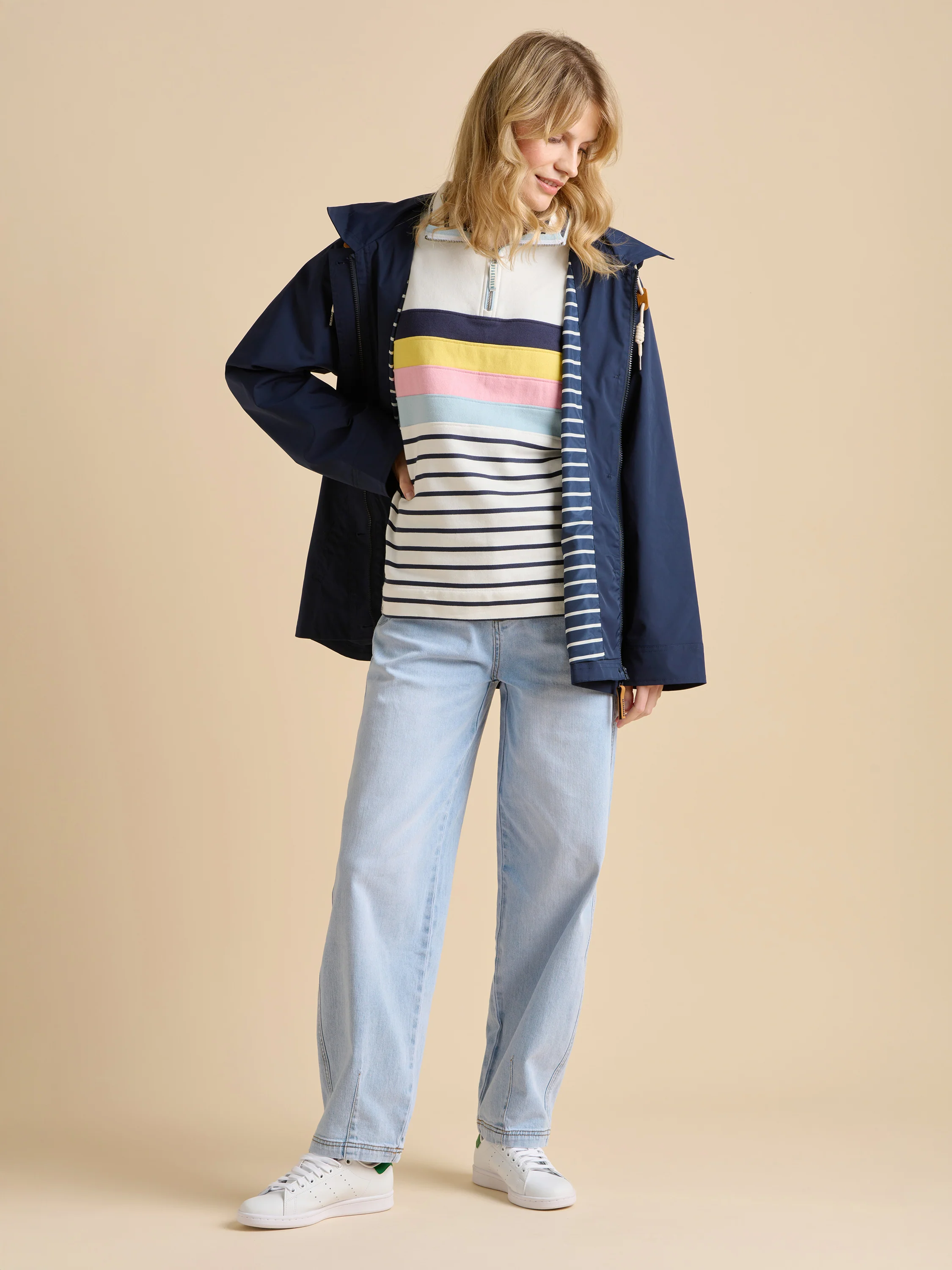 Navy Rain Jacket