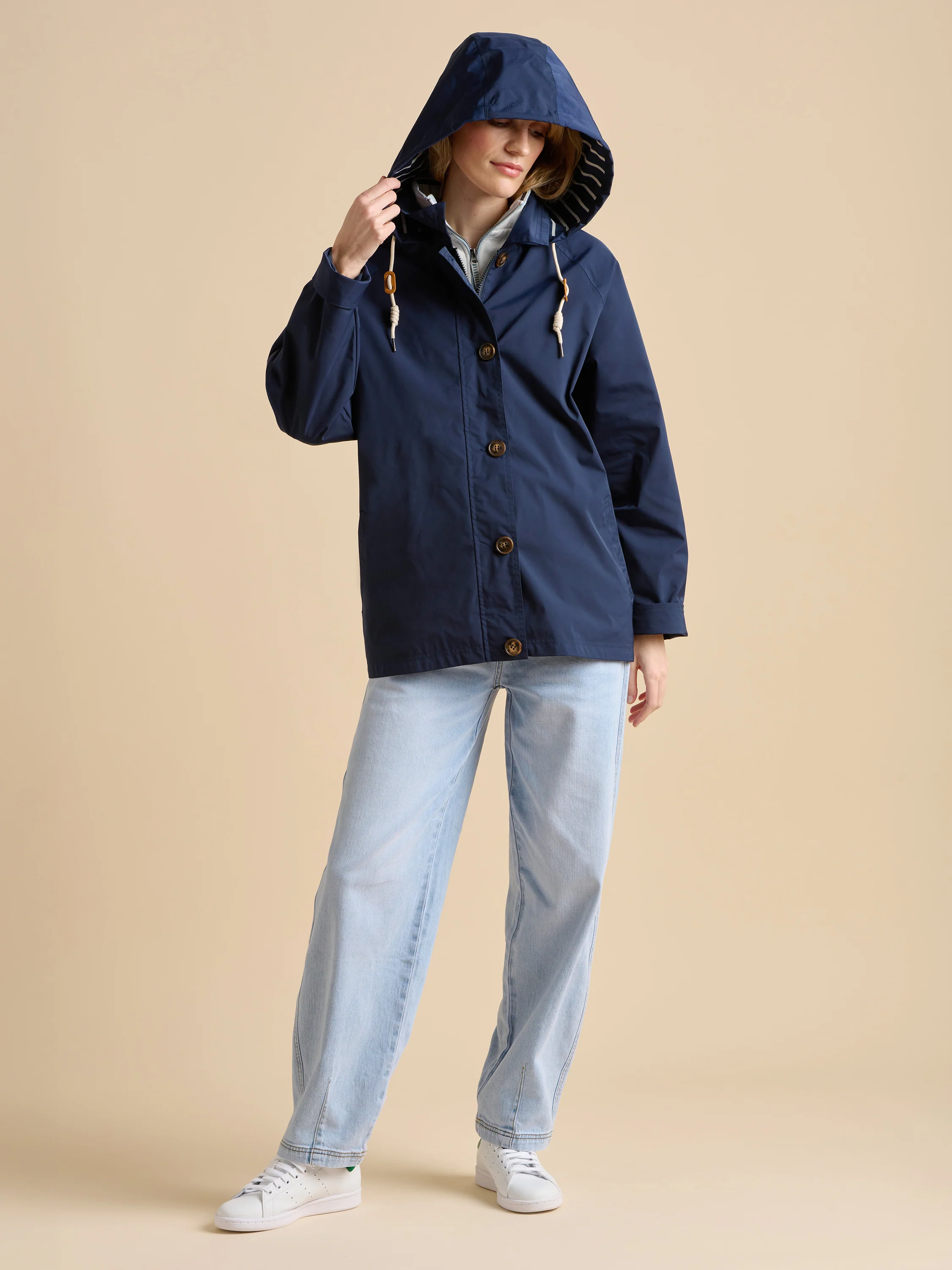 Navy Rain Jacket - Image 5