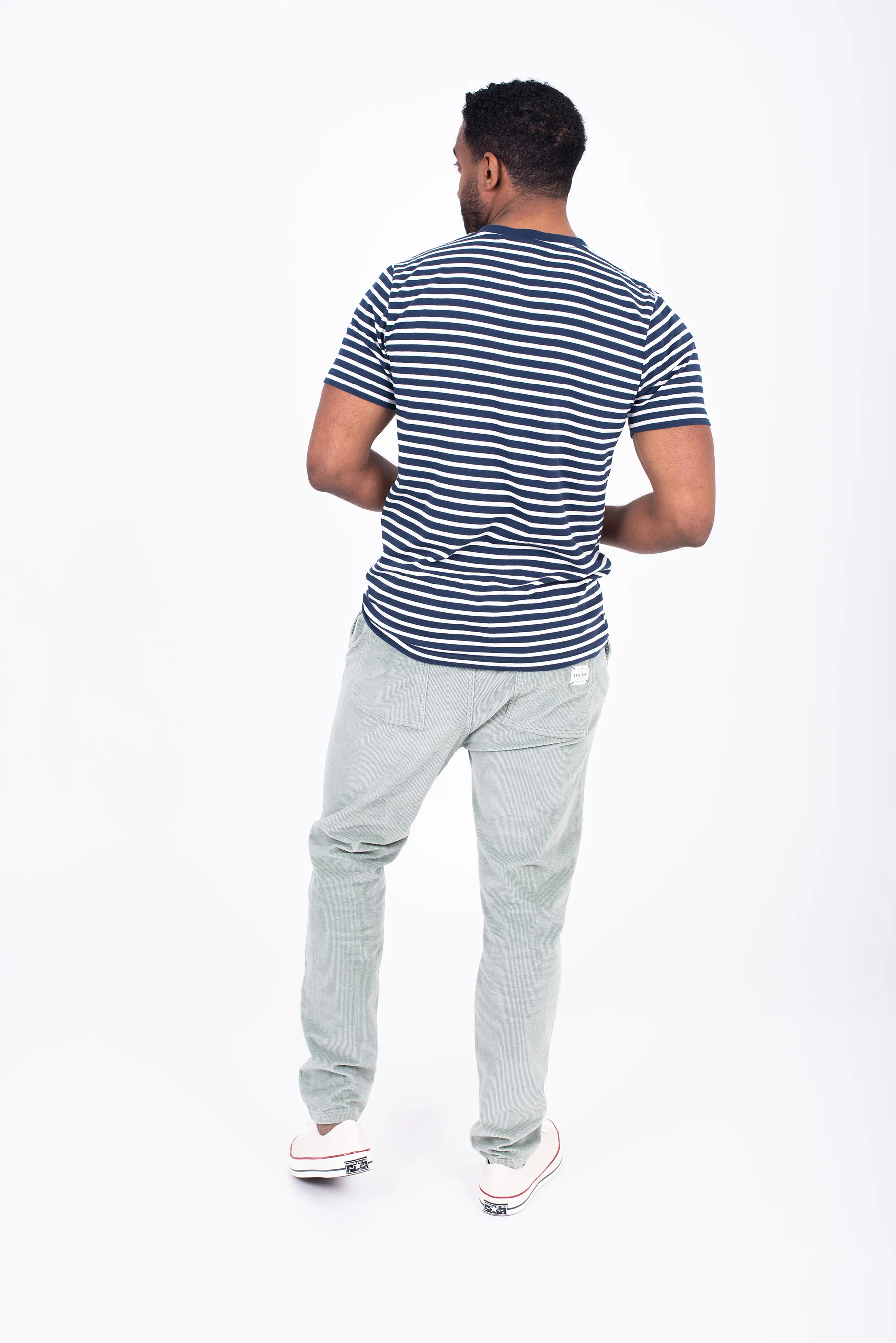 Navy Stripe Tee - Image 4