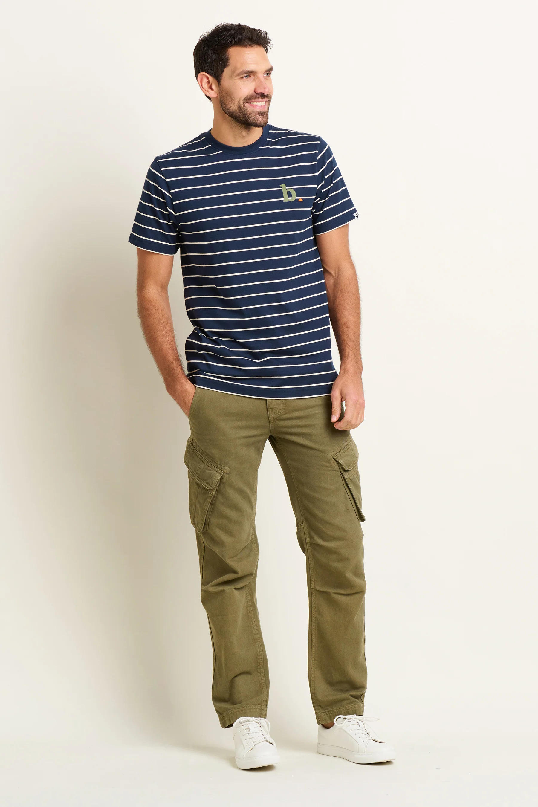 Navy Stripe Tee - Image 3