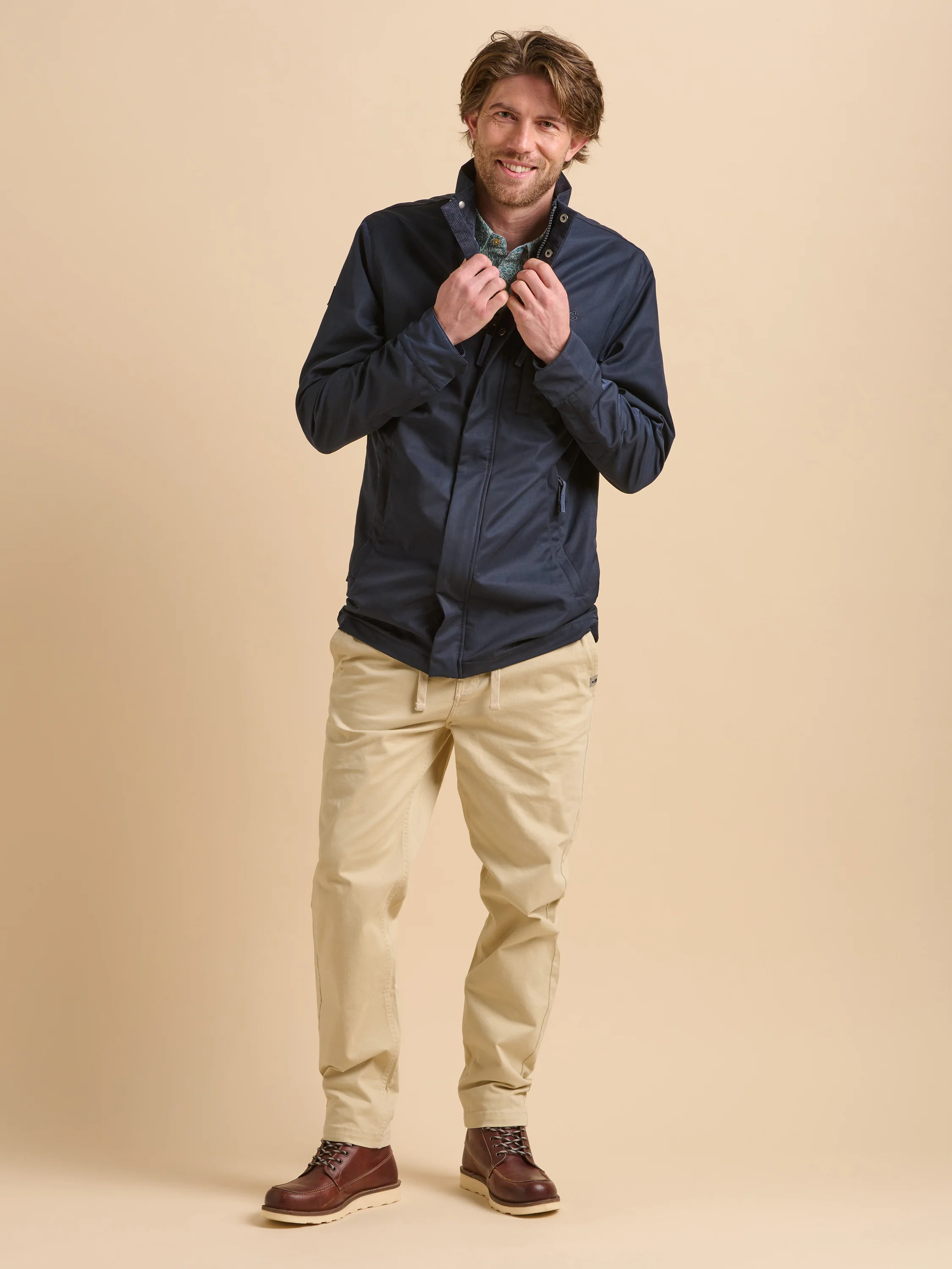 Navy Trench Coat - Image 2