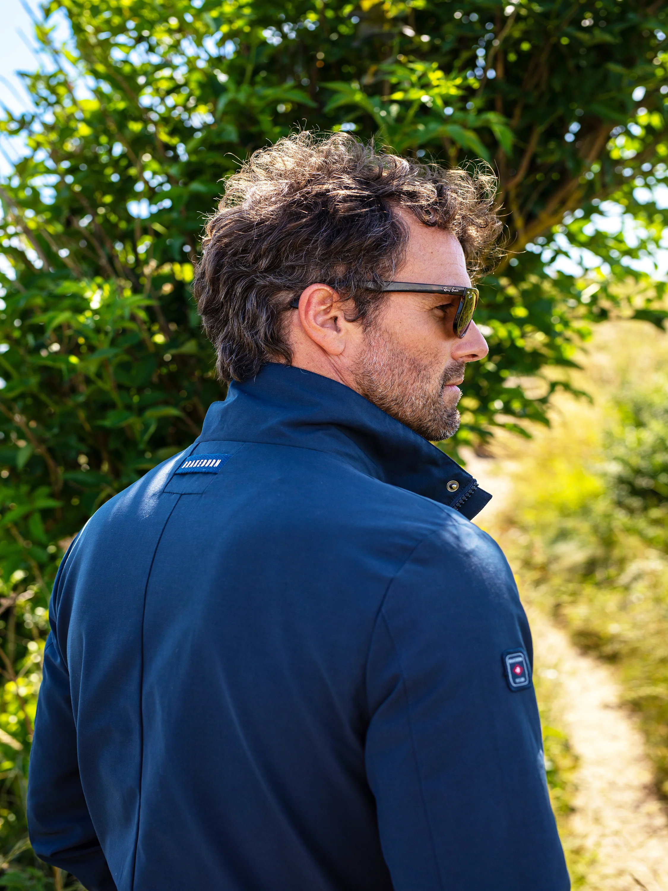 Navy Trench Coat - Image 3