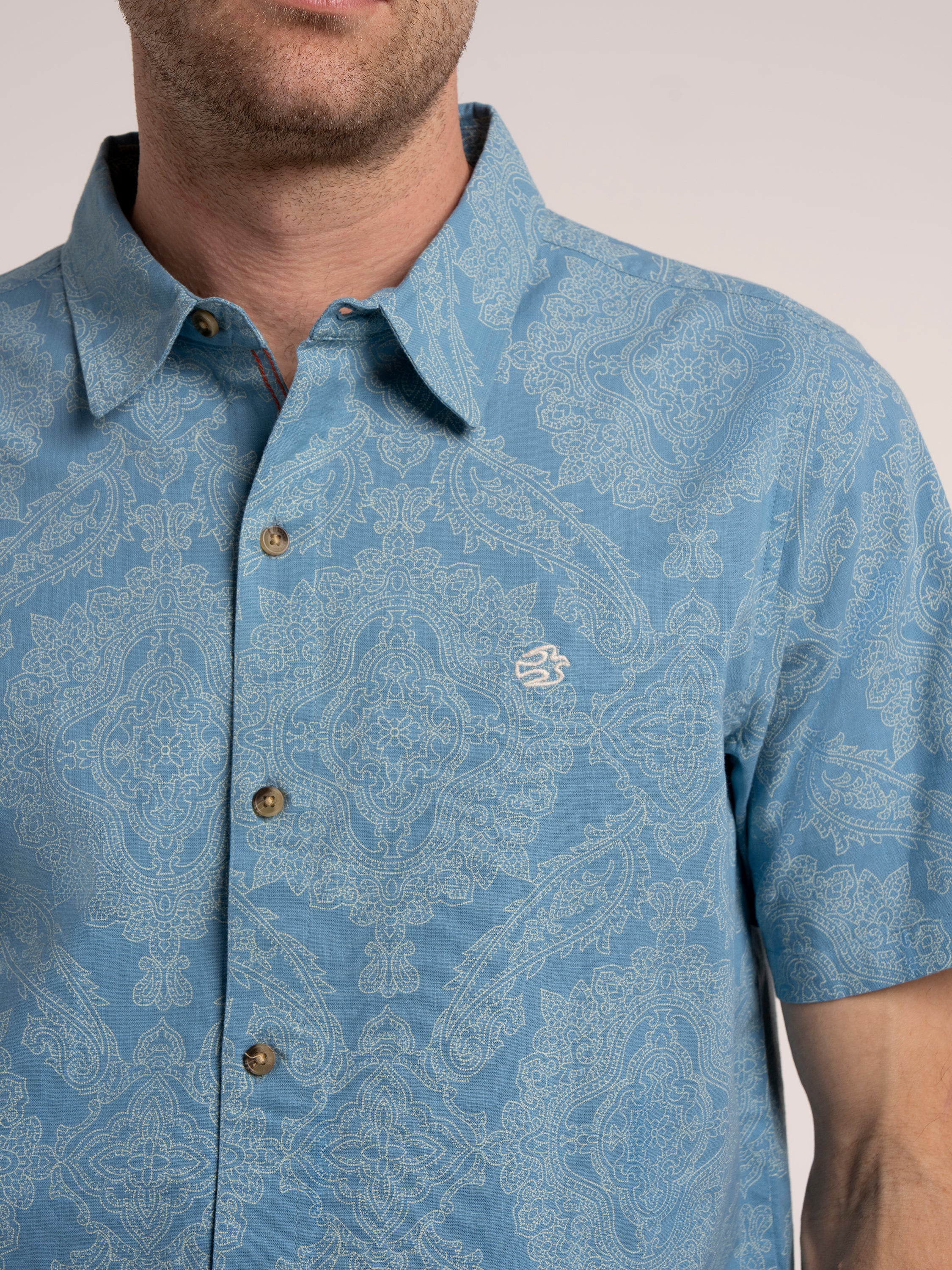 Netley Geometric Printed Shirt - Image 3