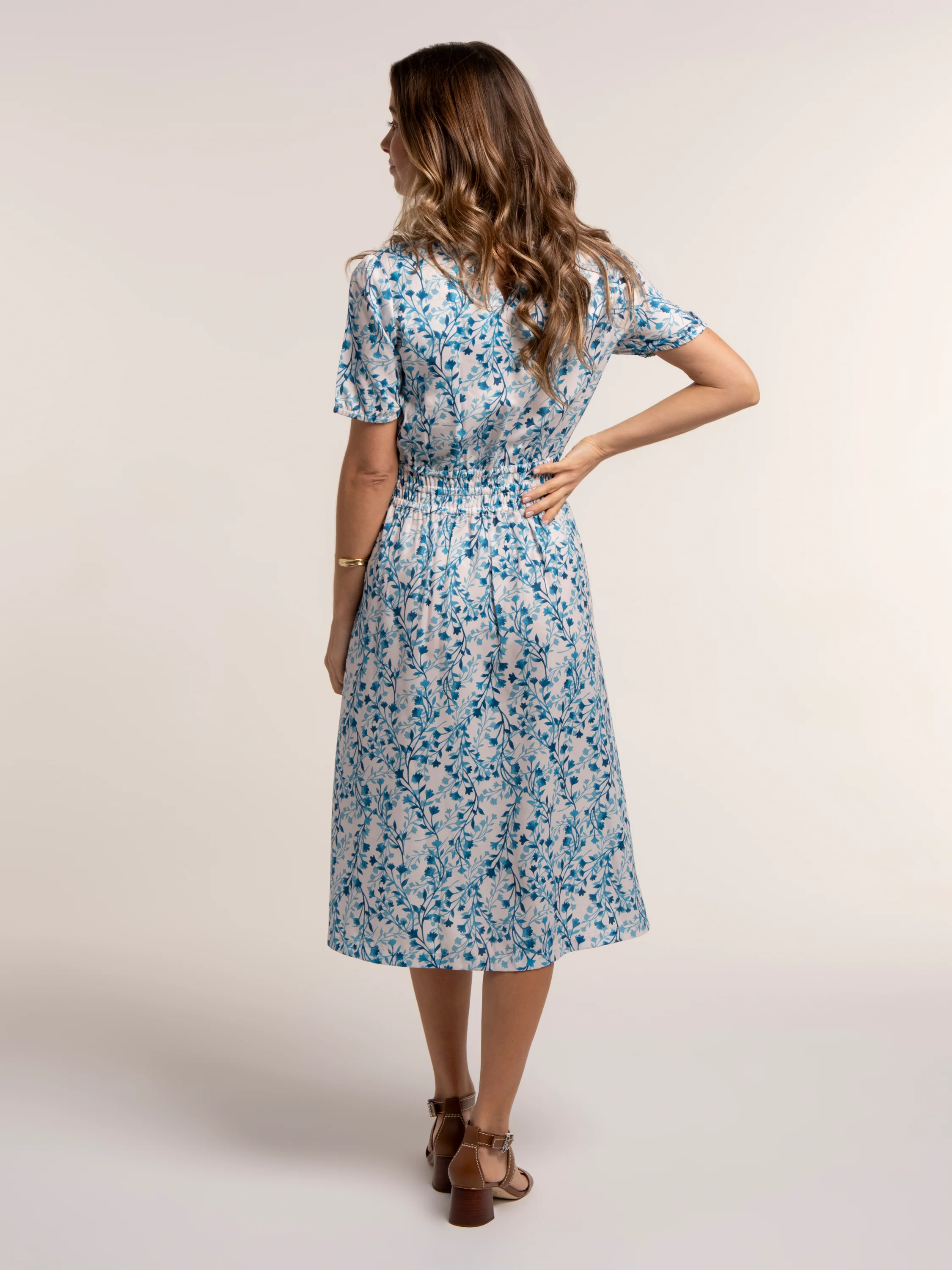 Nicoli Printed Midi Dress - Image 2
