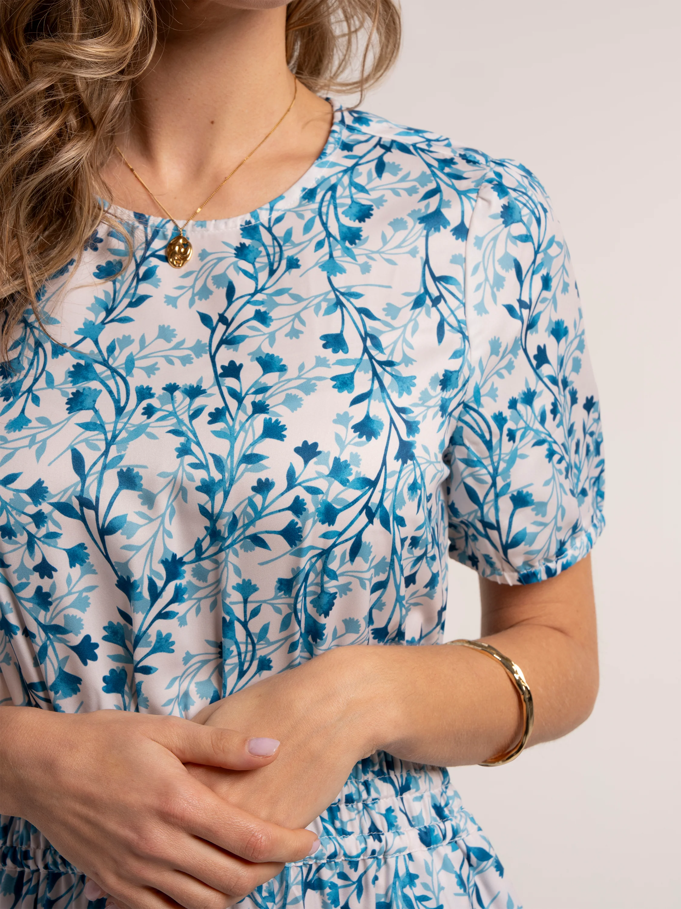 Nicoli Printed Midi Dress - Image 4