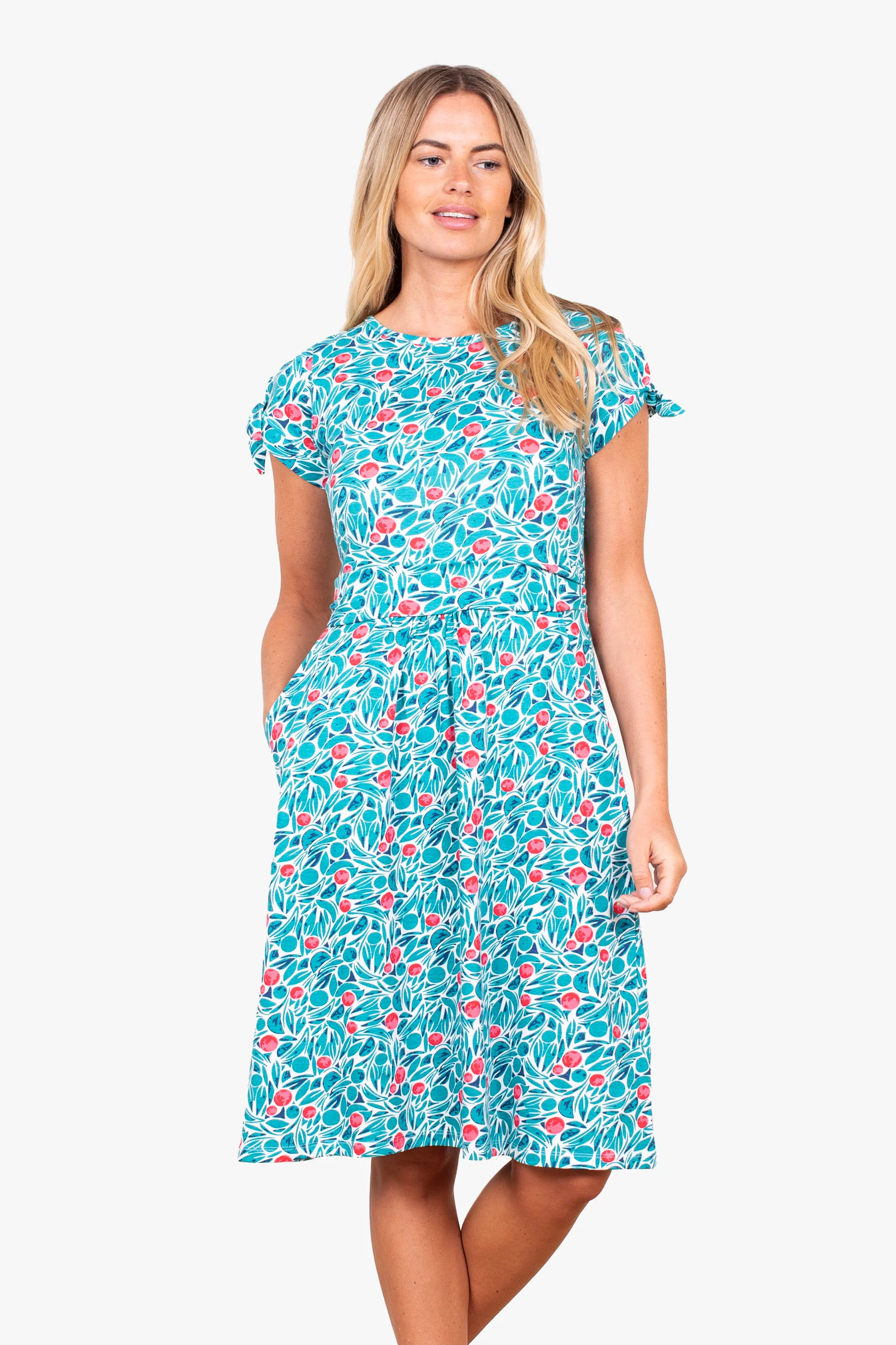 Orchard Flower Jersey Dress - Image 2