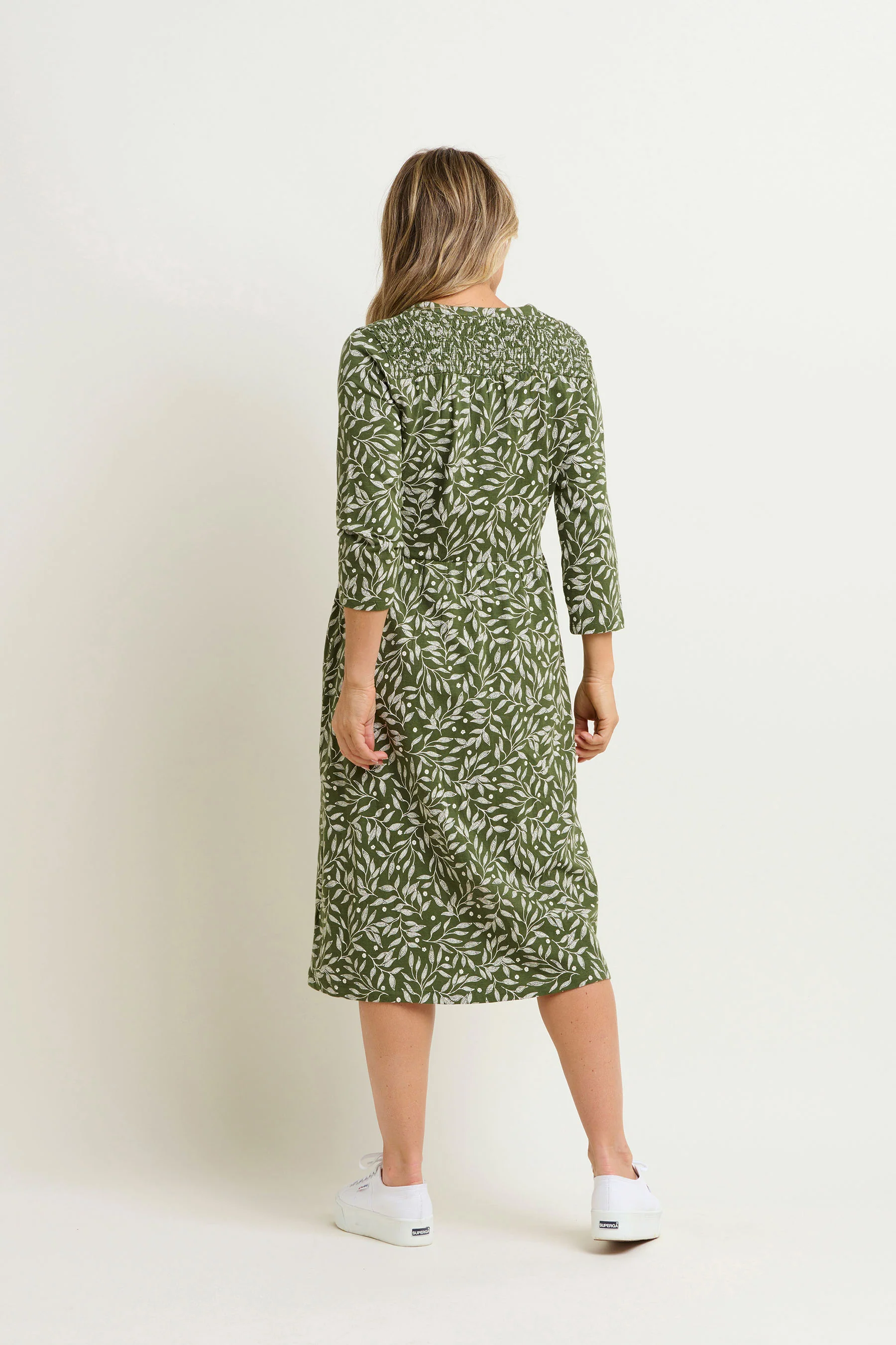Orchard Leaf Midi Dress - Image 3