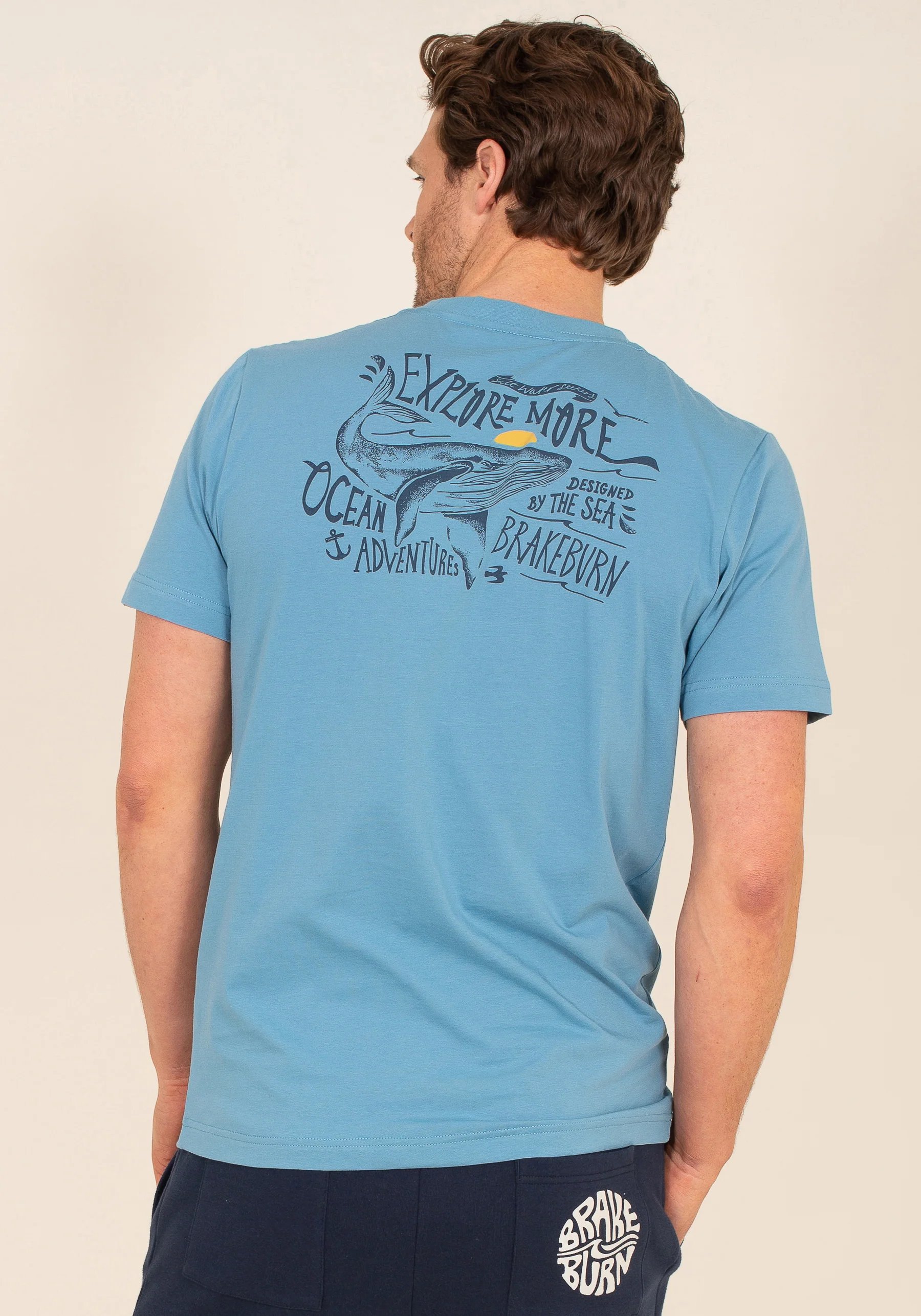 Organic Cotton Whale Graphic T-Shirt - Image 2
