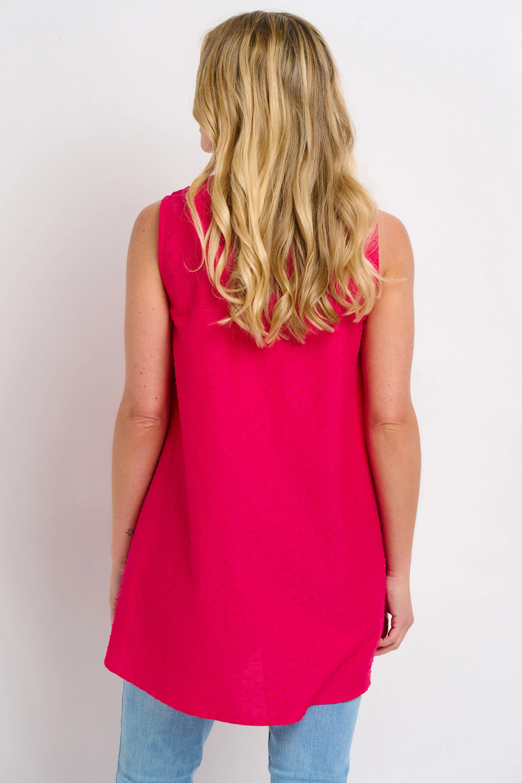 Orla Sleeveless Broderie Blouse - Image 4