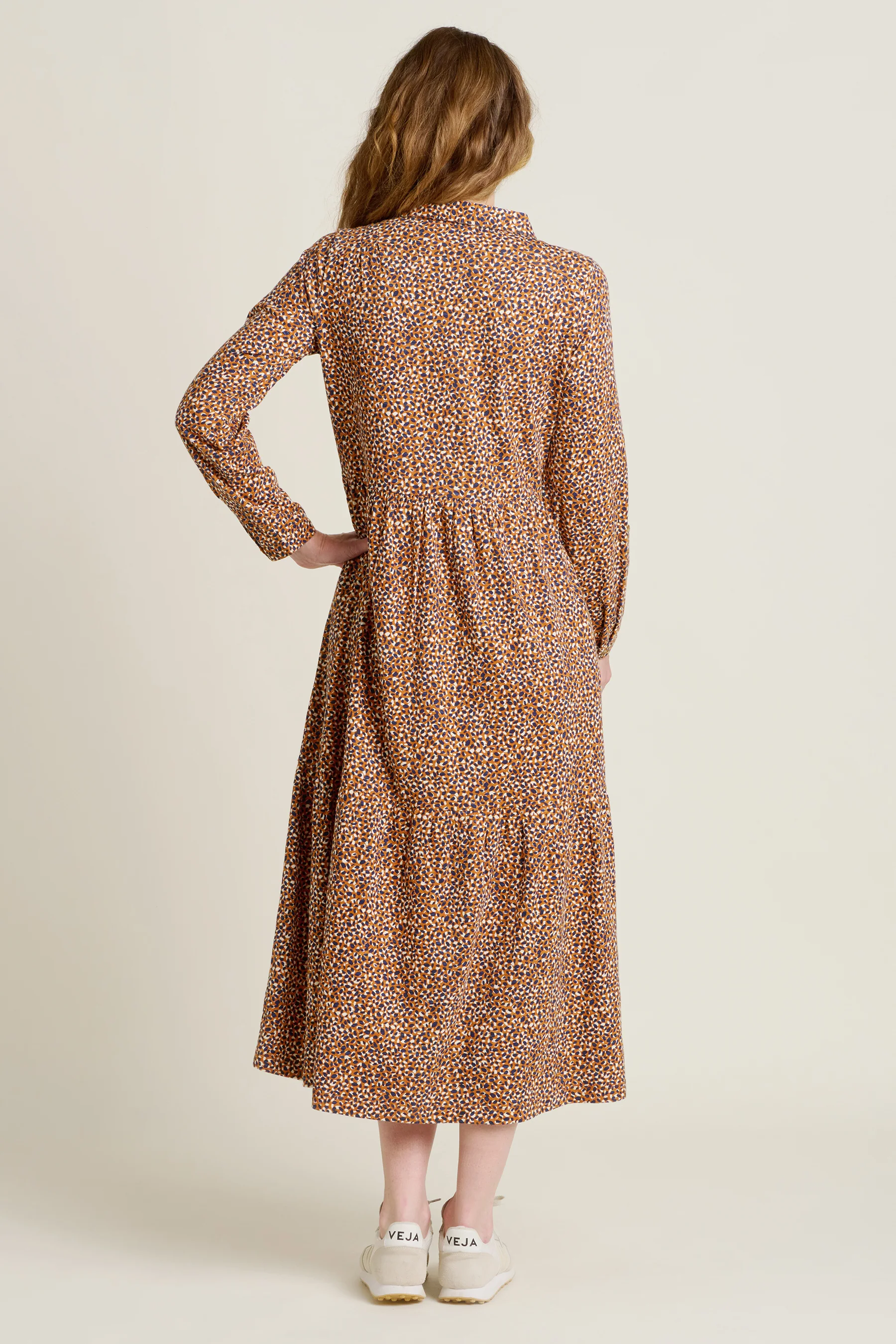 Painted Spot Maxi Dress - Image 5