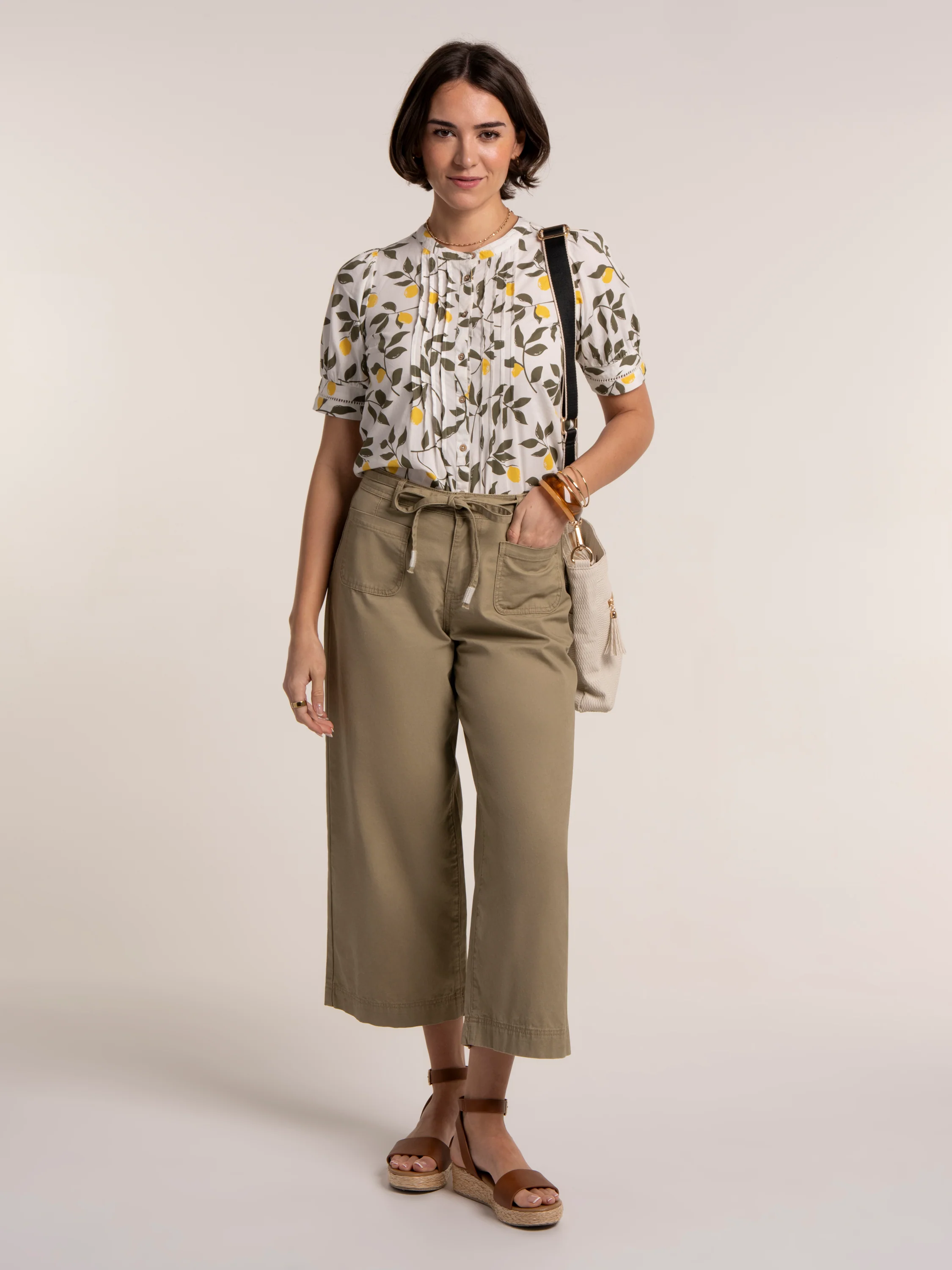 Palermo Lemon Printed Blouse