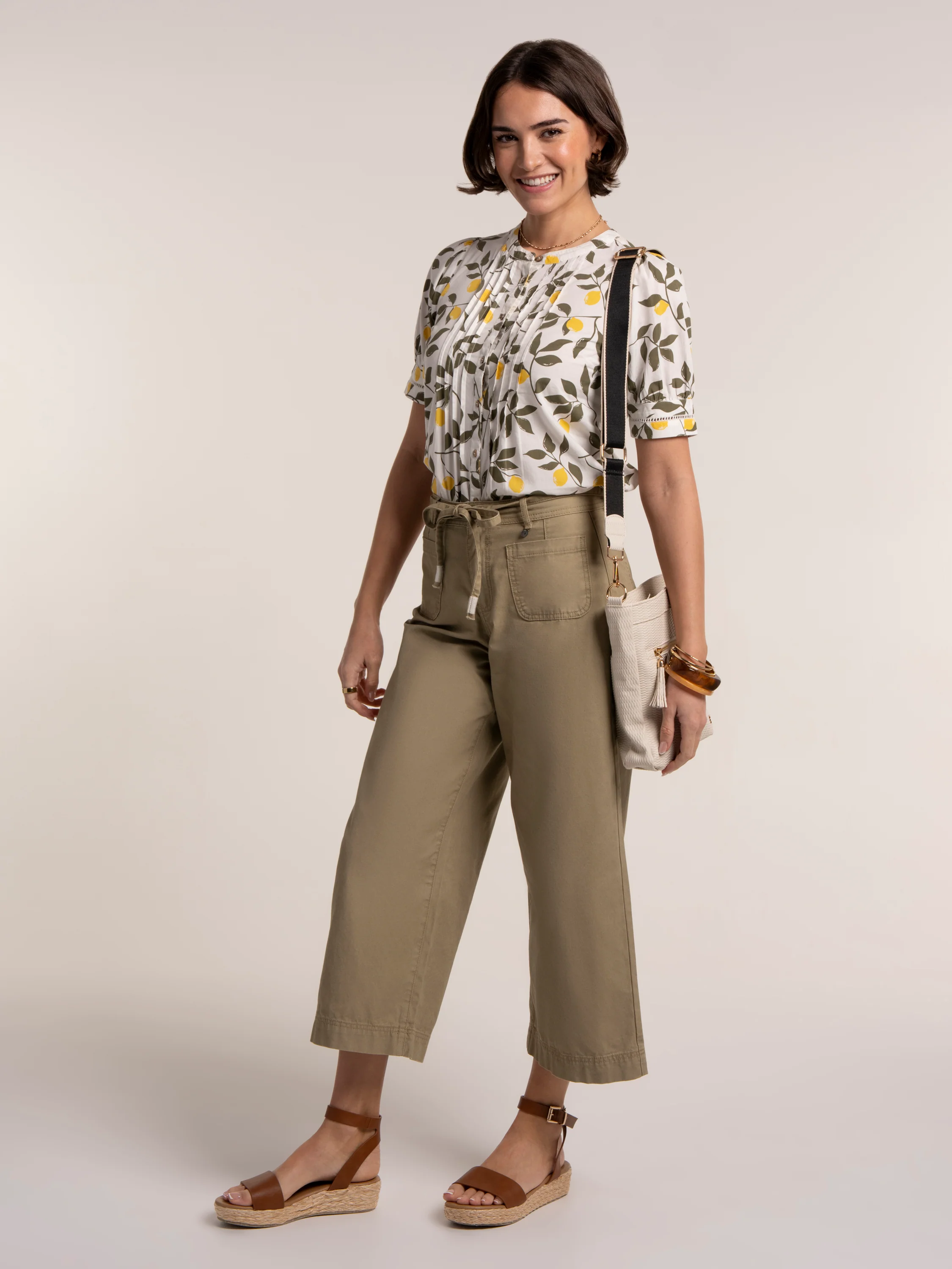 Palermo Lemon Printed Blouse - Image 5