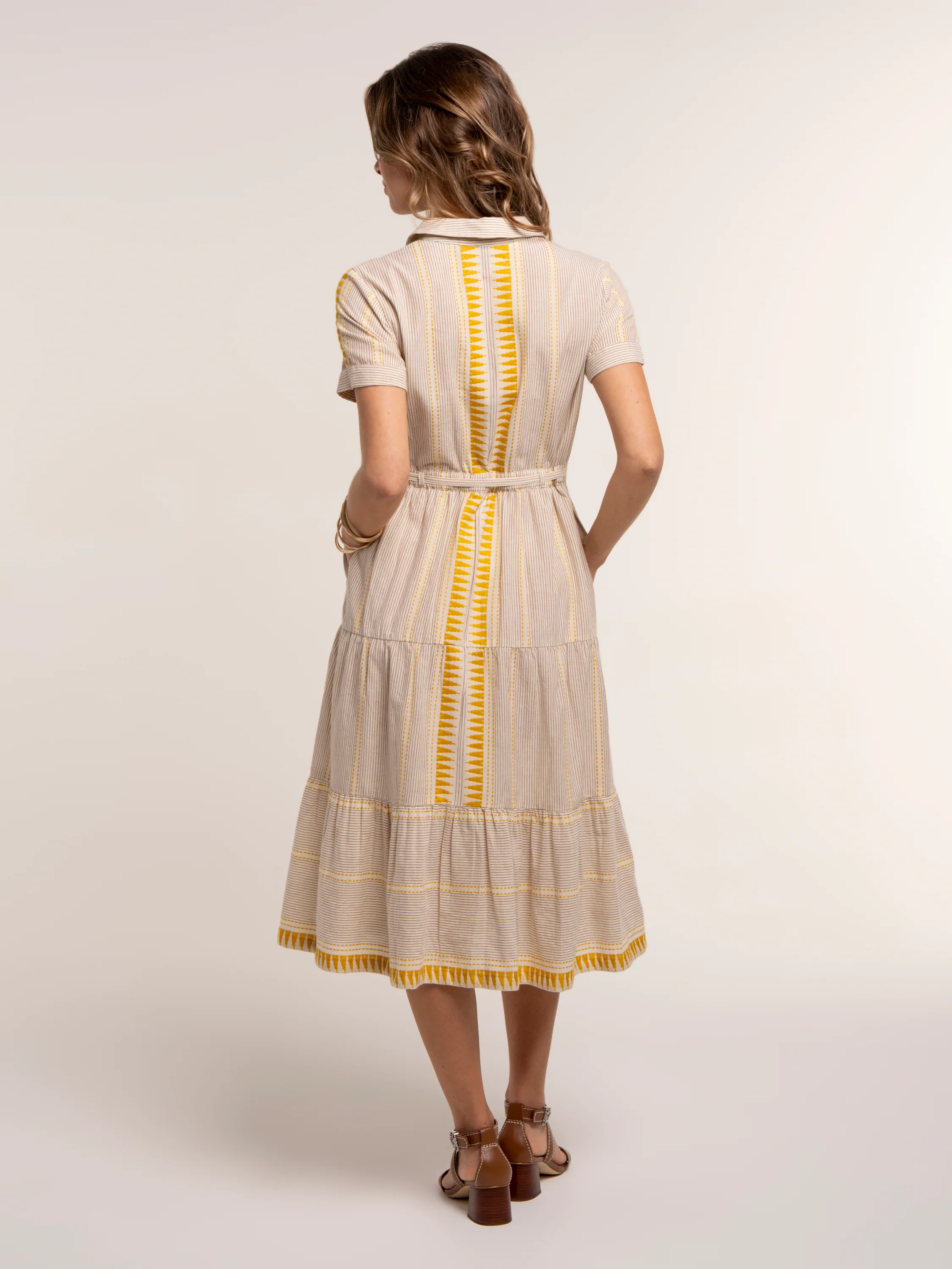 Palmira Jacquard Midi Dress - Image 2