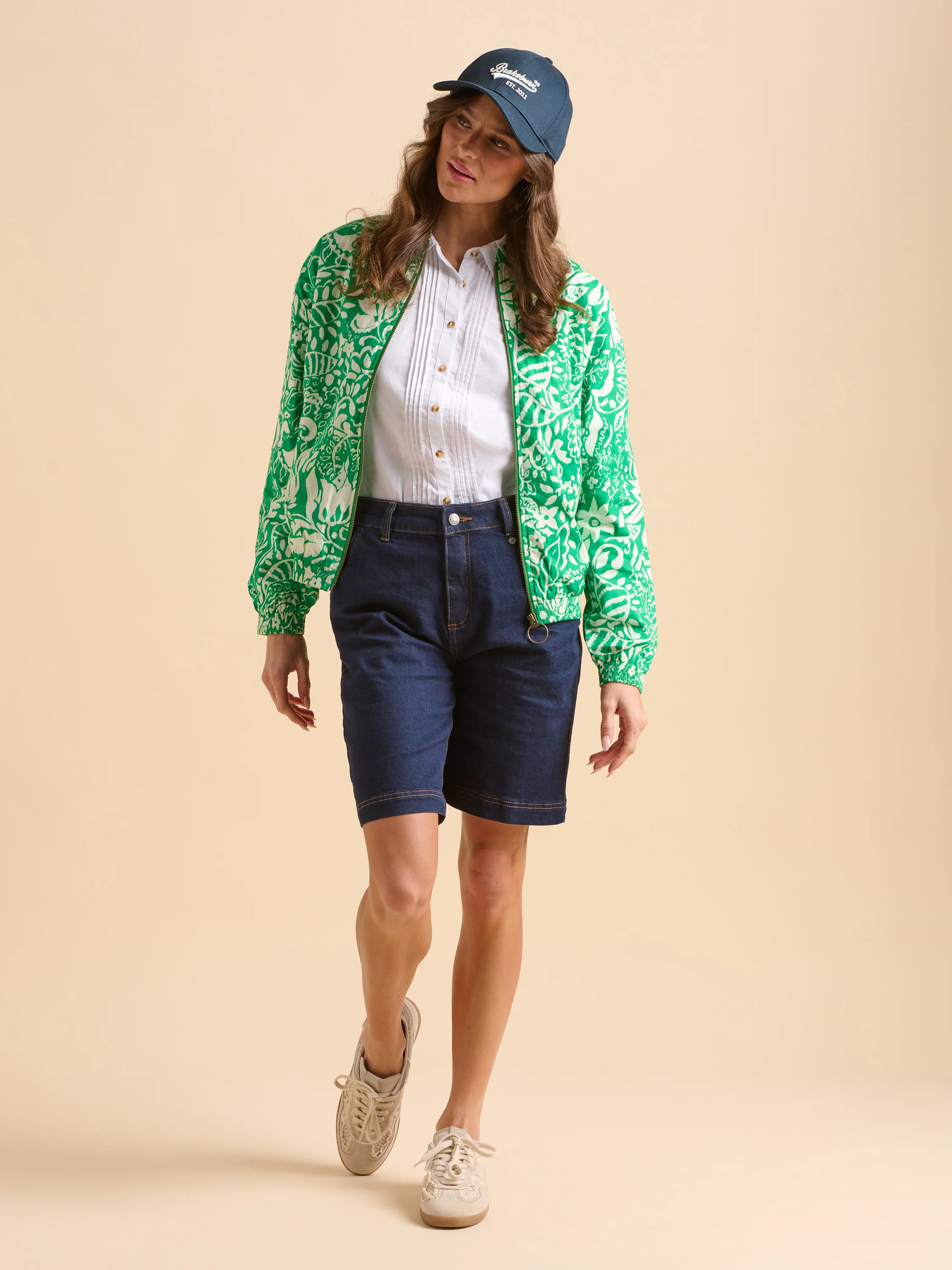 Pin Tuck Bomber Jacket - Image 3