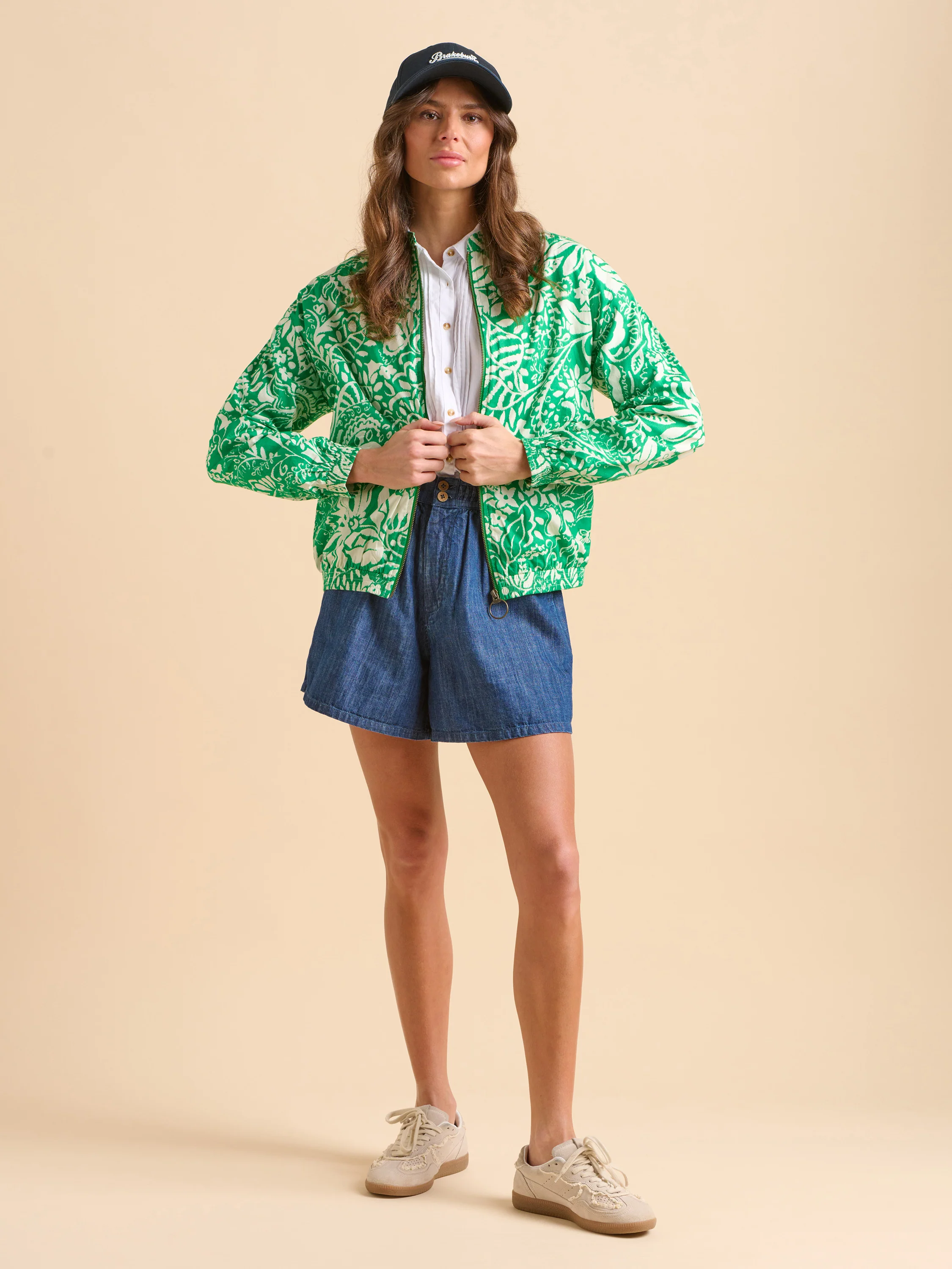 Pin Tuck Bomber Jacket - Image 6
