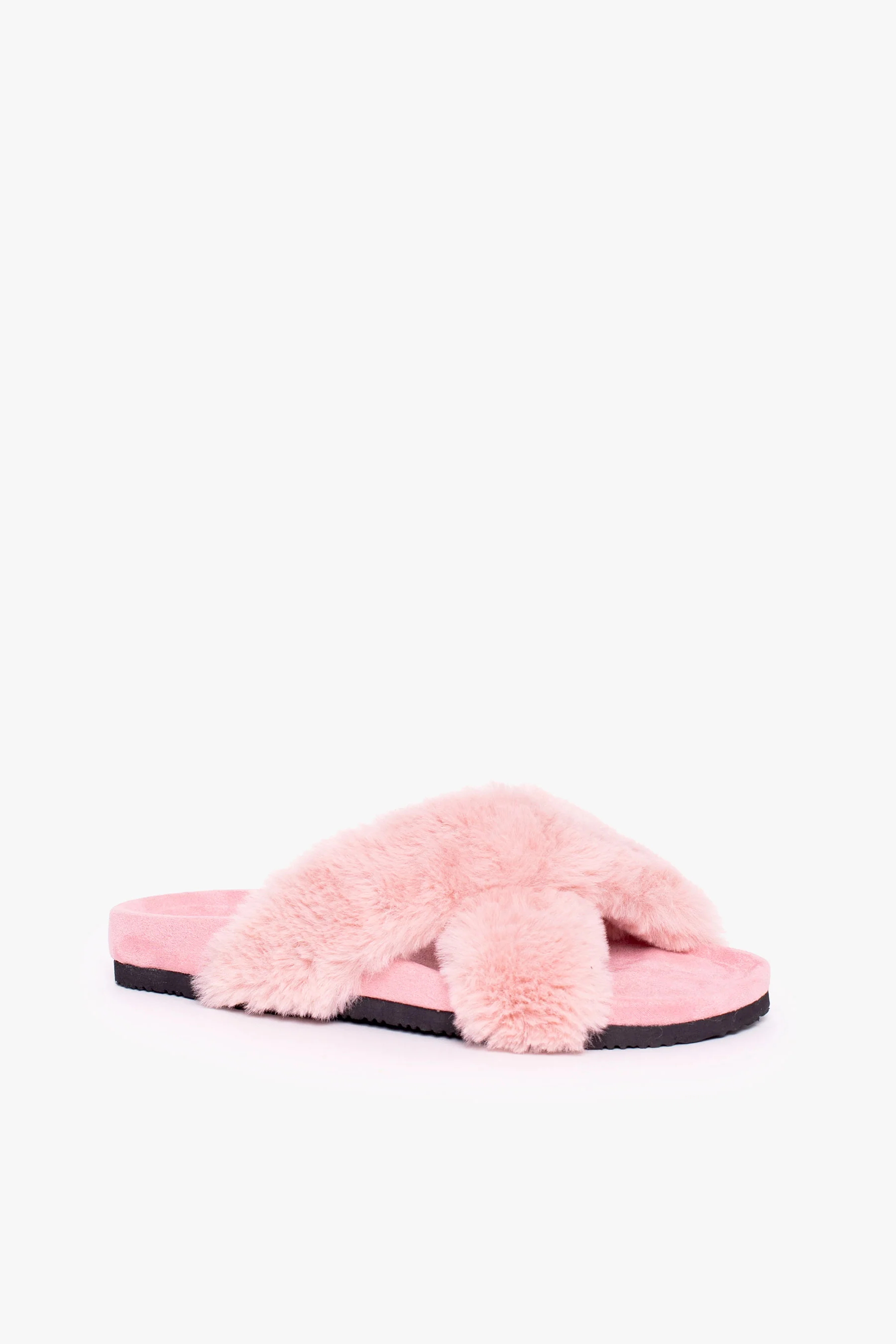 Pink Fluffy Slippers - Image 2