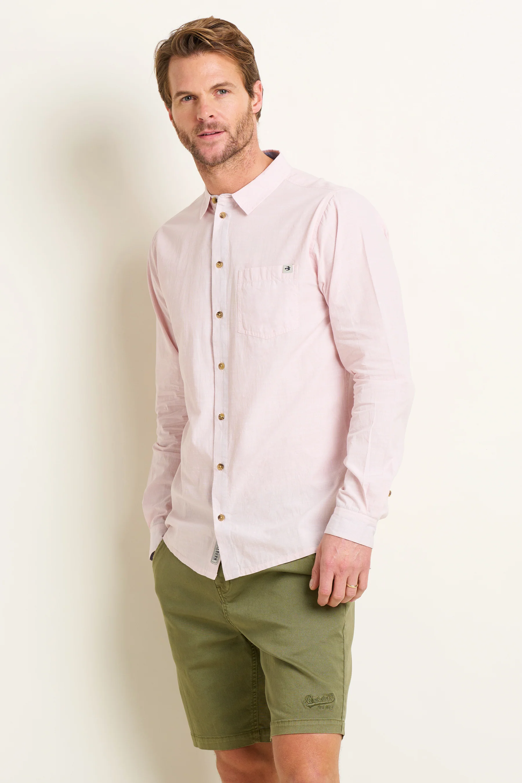 Pink Stripe Long Sleeve Shirt - Image 2