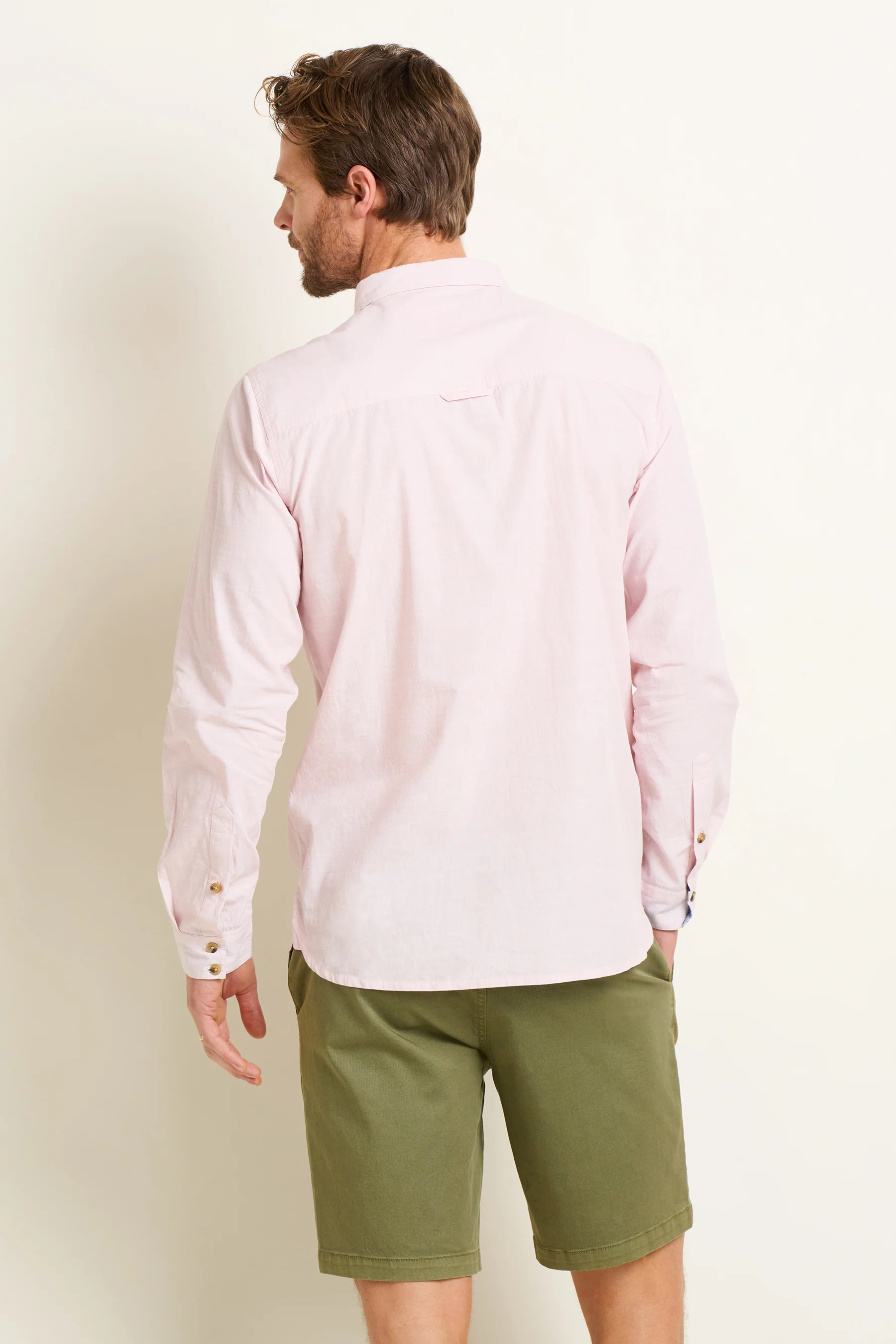 Pink Stripe Long Sleeve Shirt - Image 3