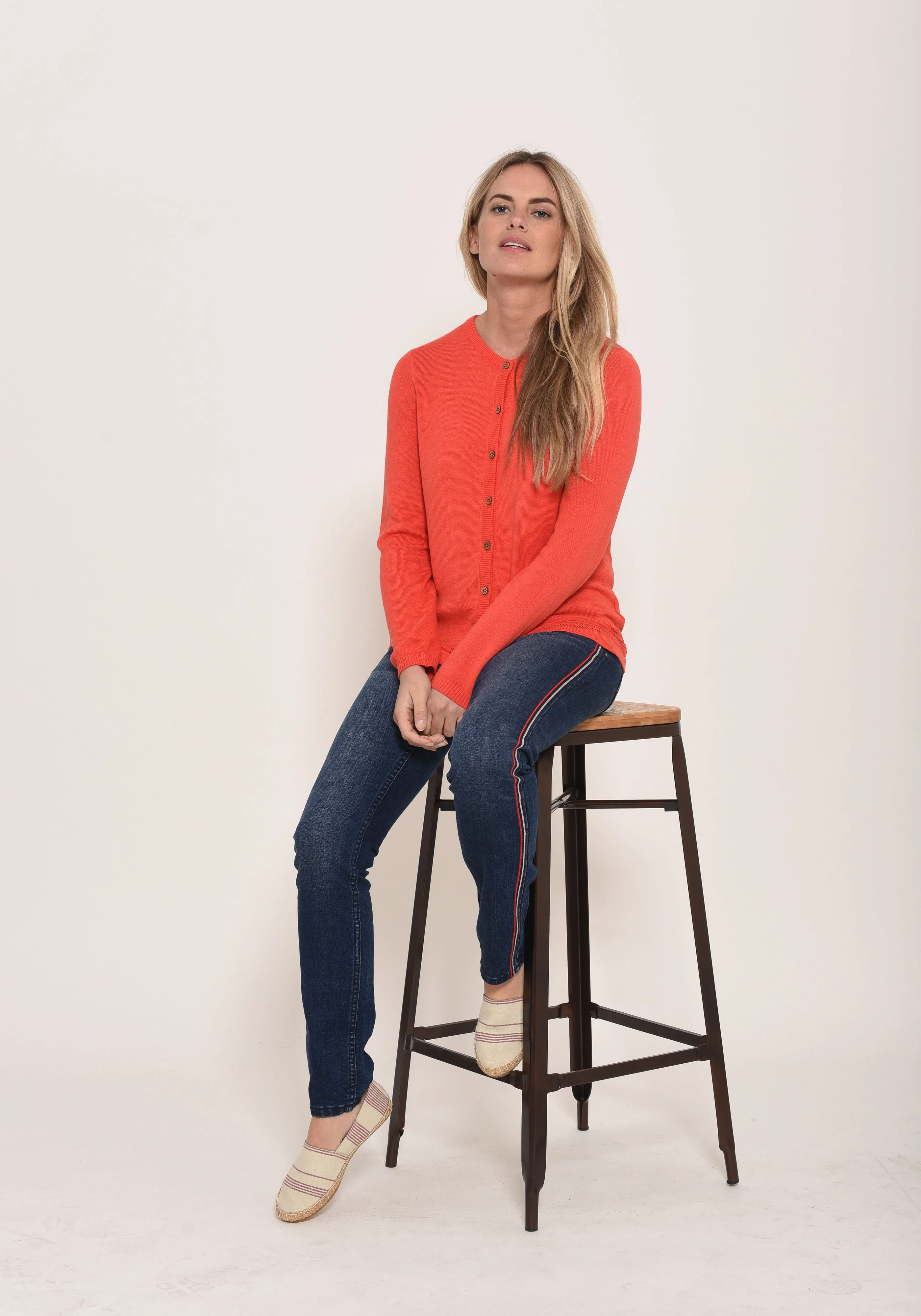 Pointelle Hem Cardigan - Image 2