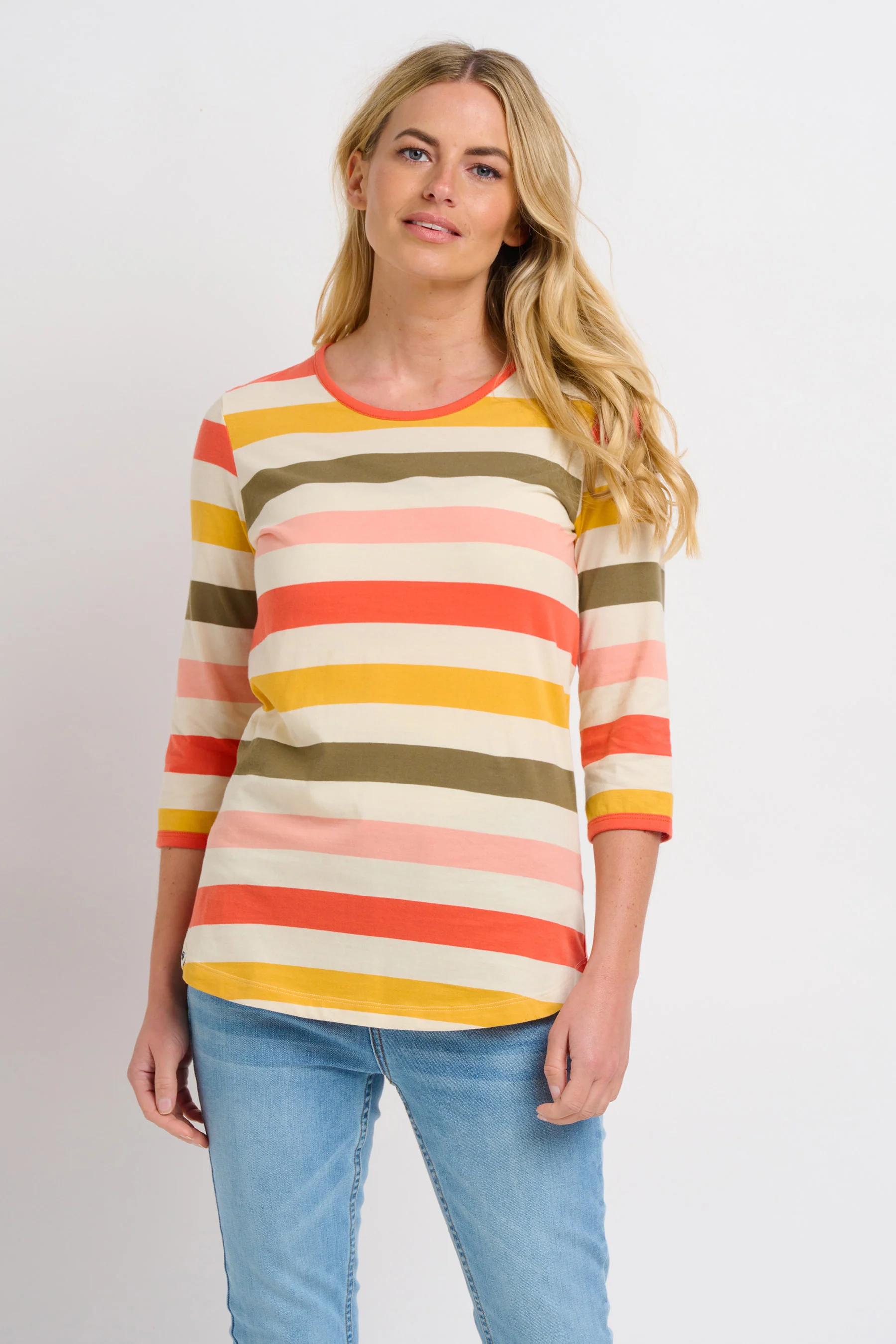 Poppy Stripe Tee - Image 3
