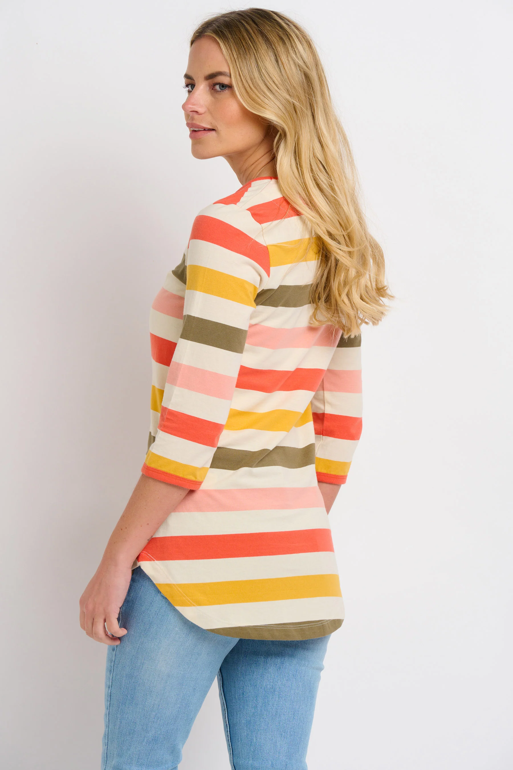 Poppy Stripe Tee - Image 4