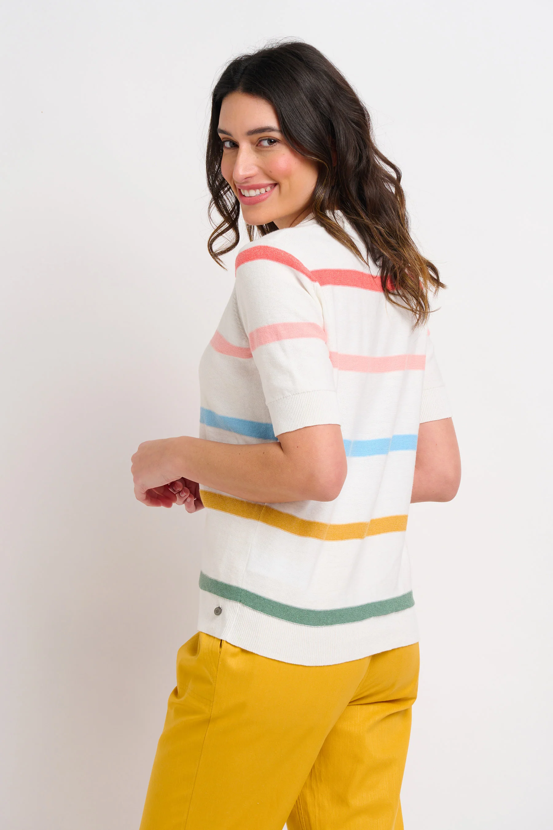 Rainbow Knitted Tee - Image 4