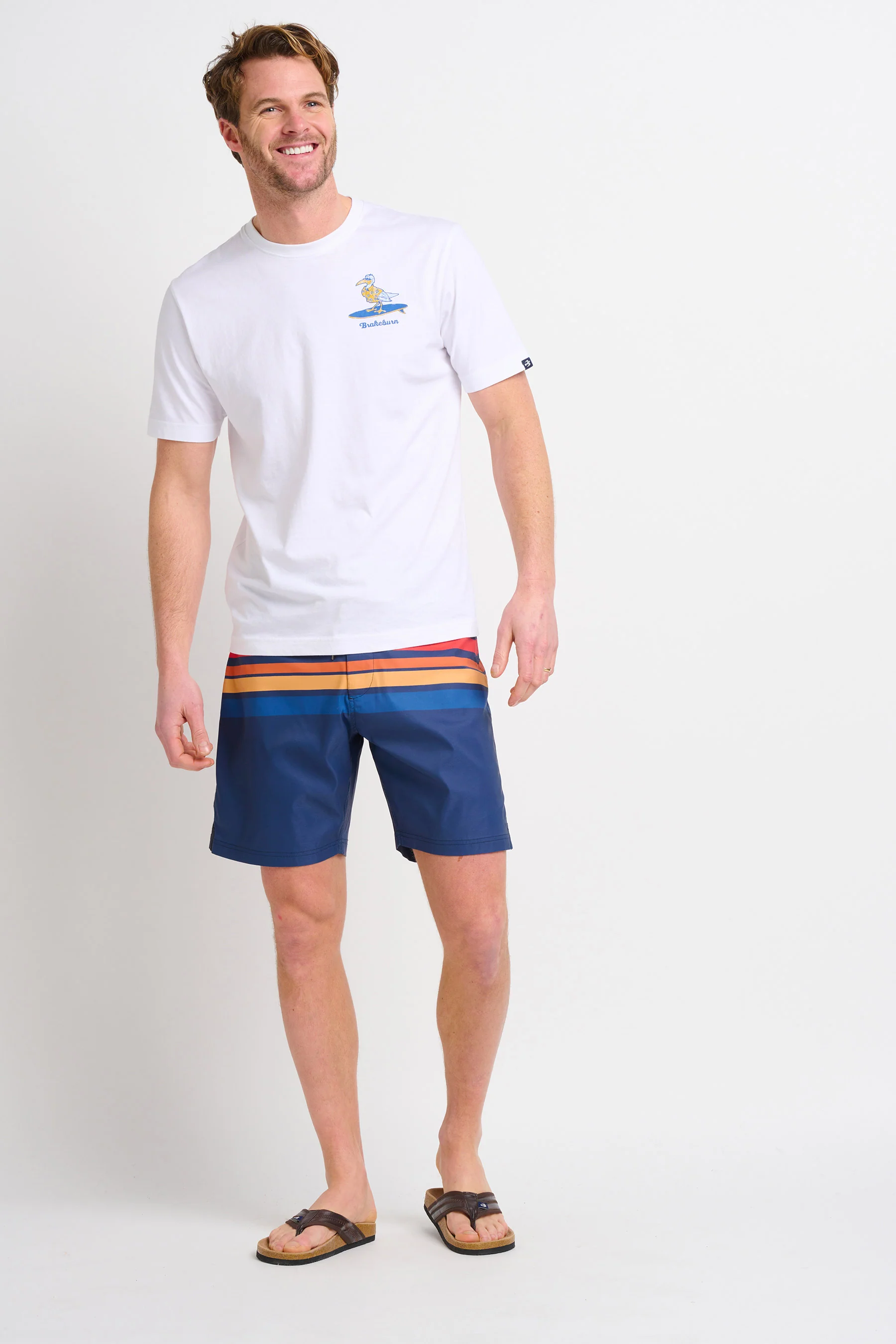 Retro Stripe Boardshorts - Image 4