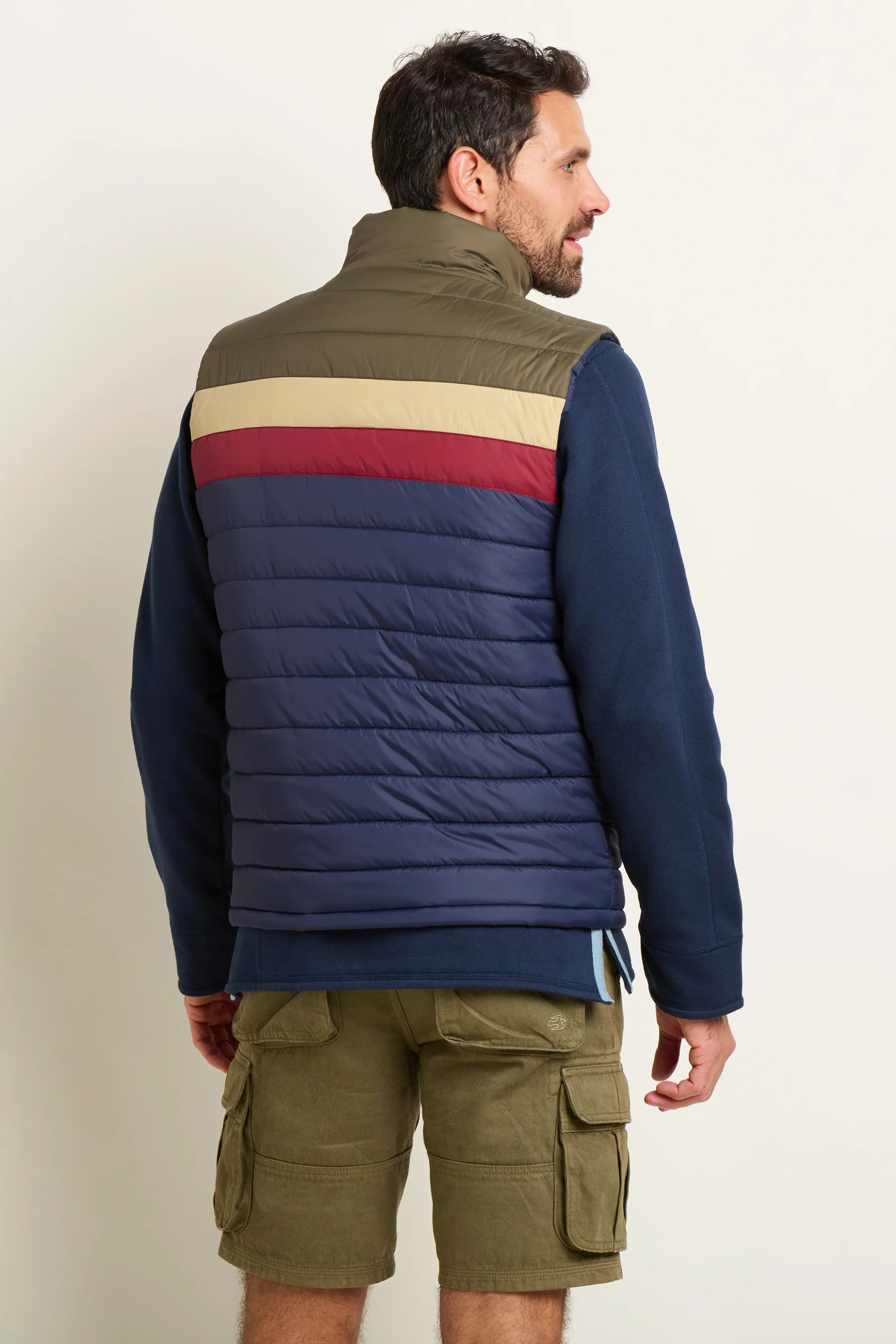 Retro Stripe Gilet - Image 3