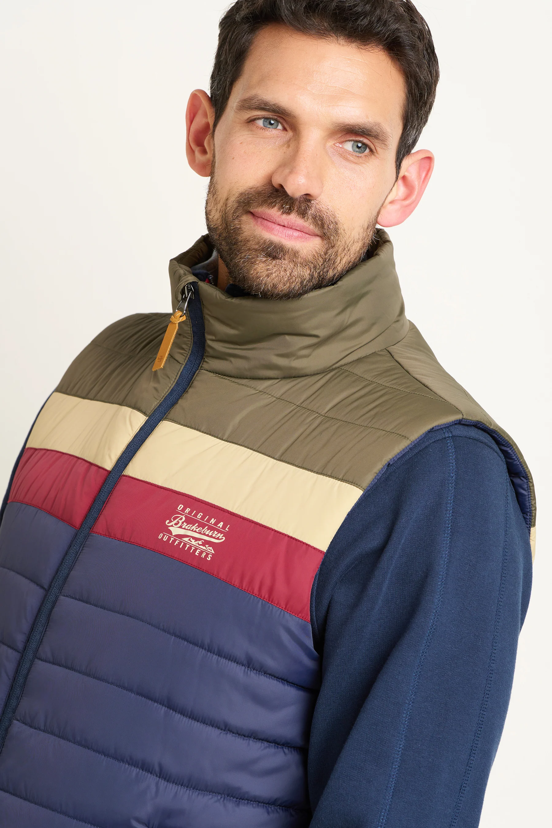 Retro Stripe Gilet - Image 4