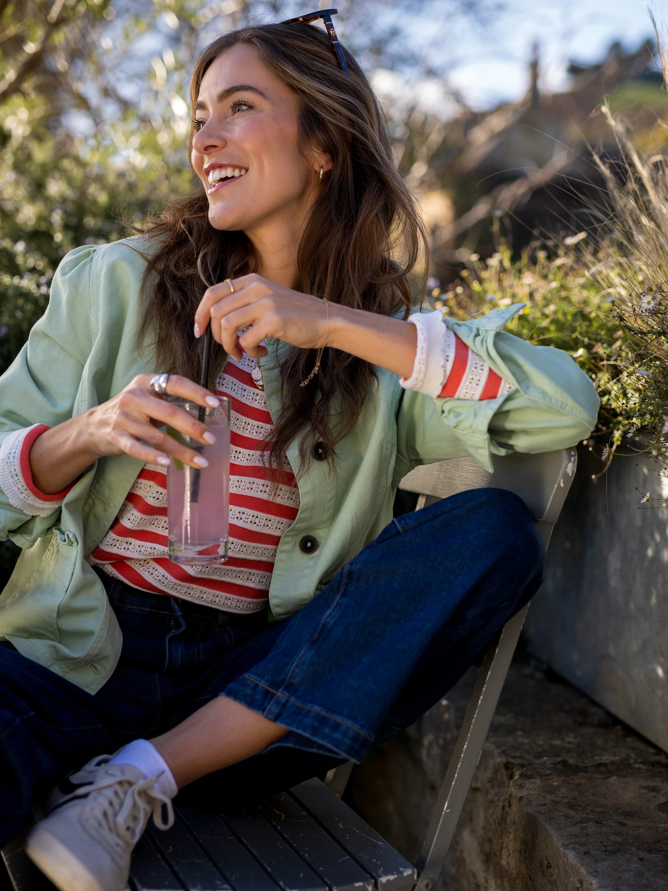 Revelle Scallop Crew Neck Jumper