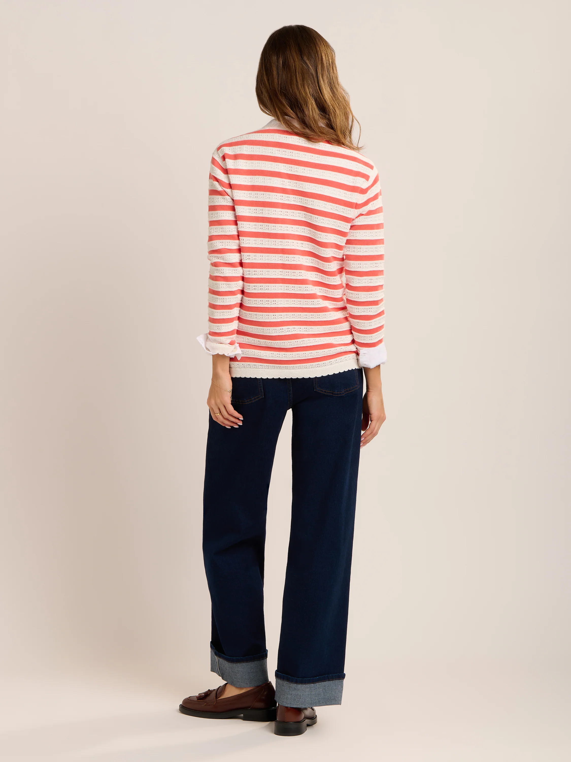 Revelle Scallop Crew Neck Jumper - Image 3