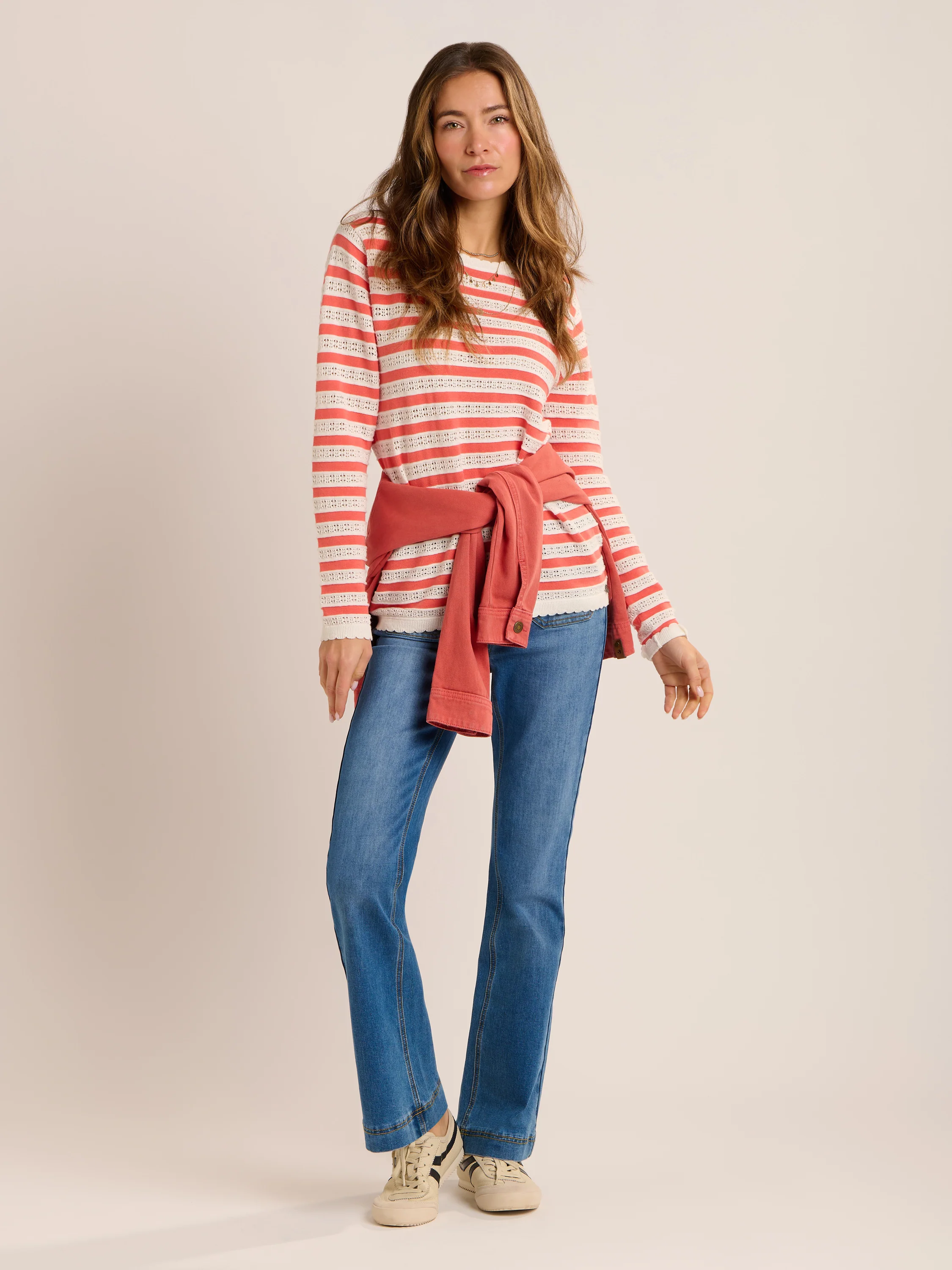 Revelle Scallop Crew Neck Jumper - Image 8