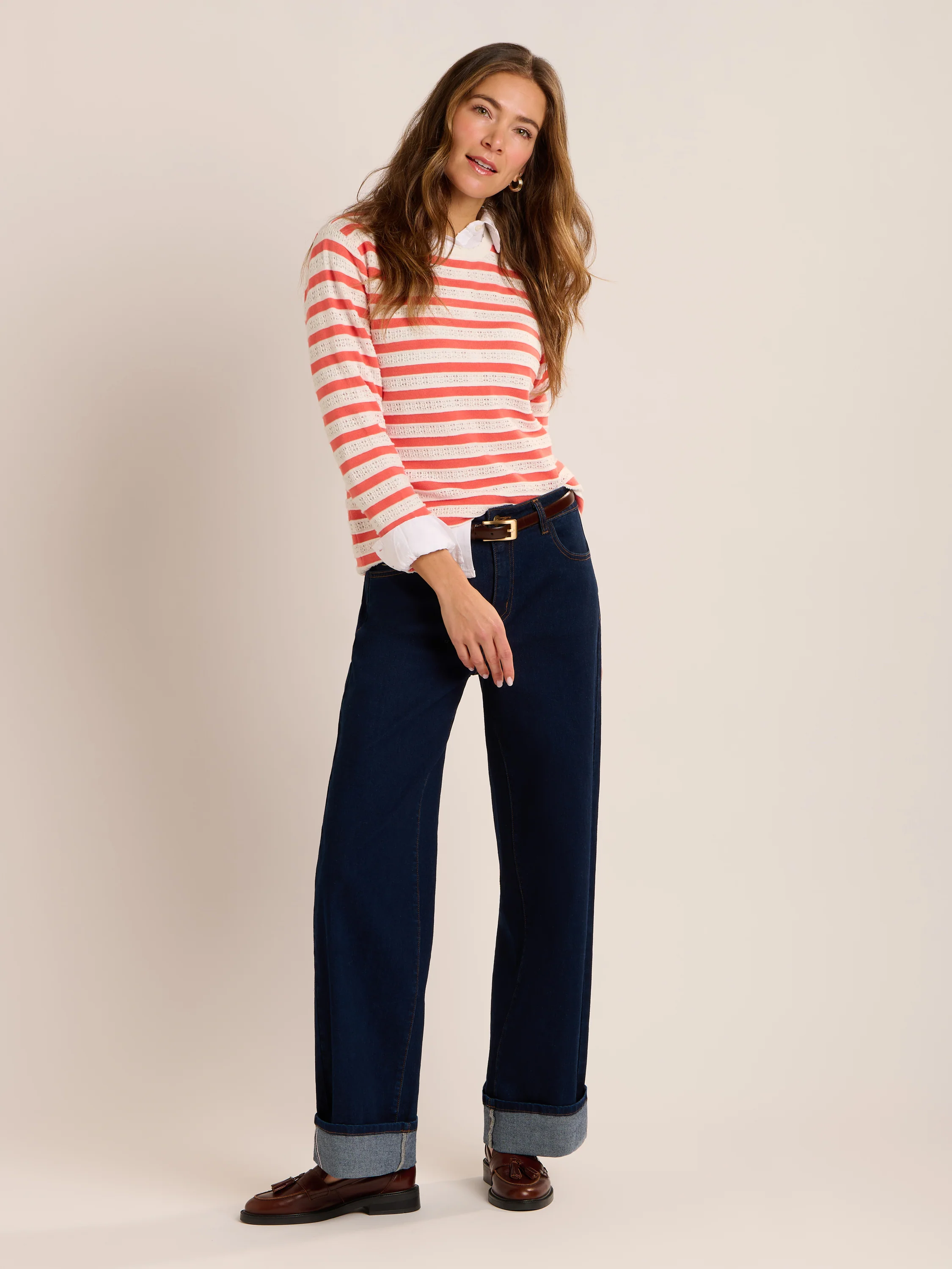 Revelle Scallop Crew Neck Jumper - Image 9