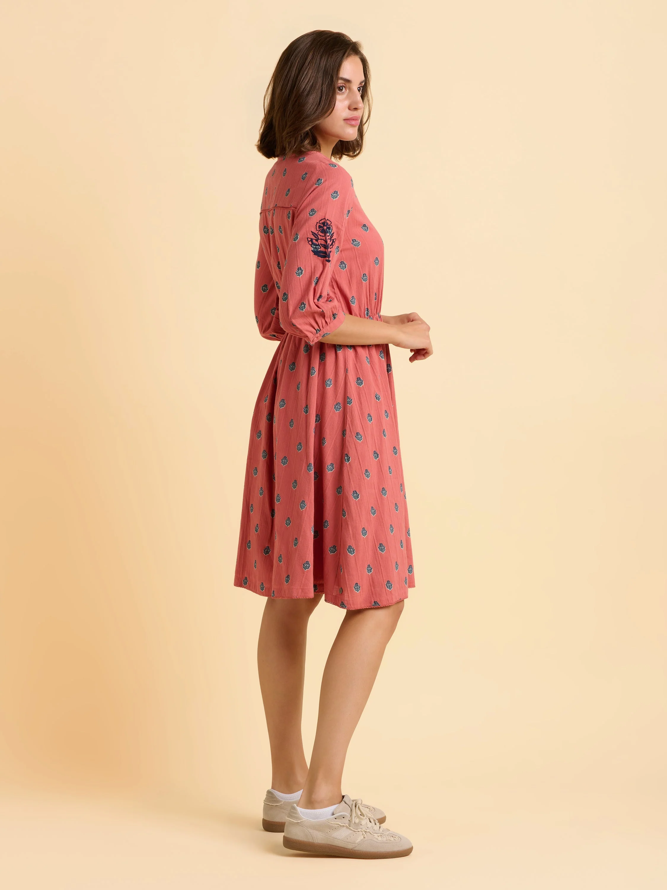 Rolling Knee Length Dress - Image 3