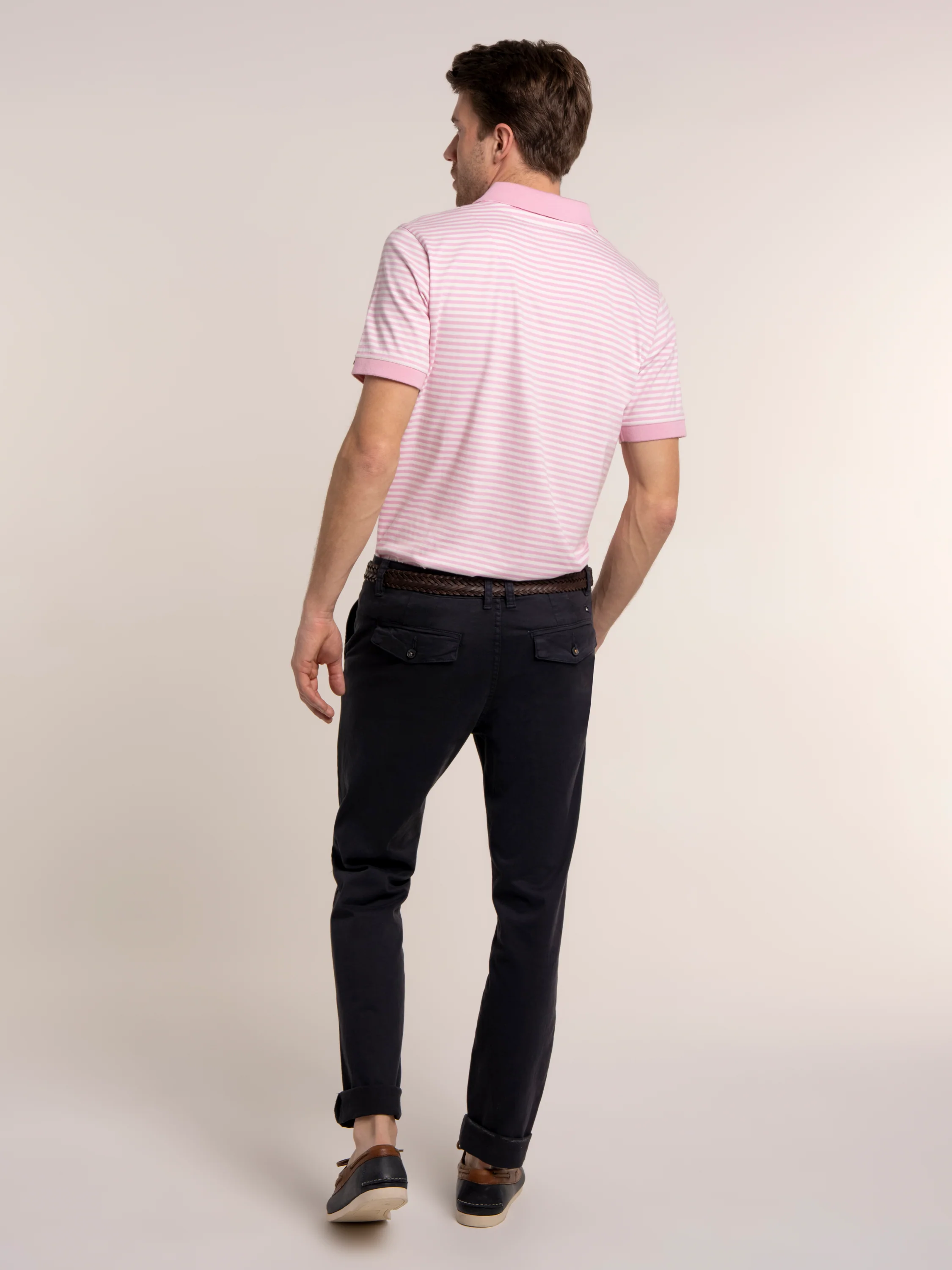 Salehurst Stripe Jersey Polo - Image 3