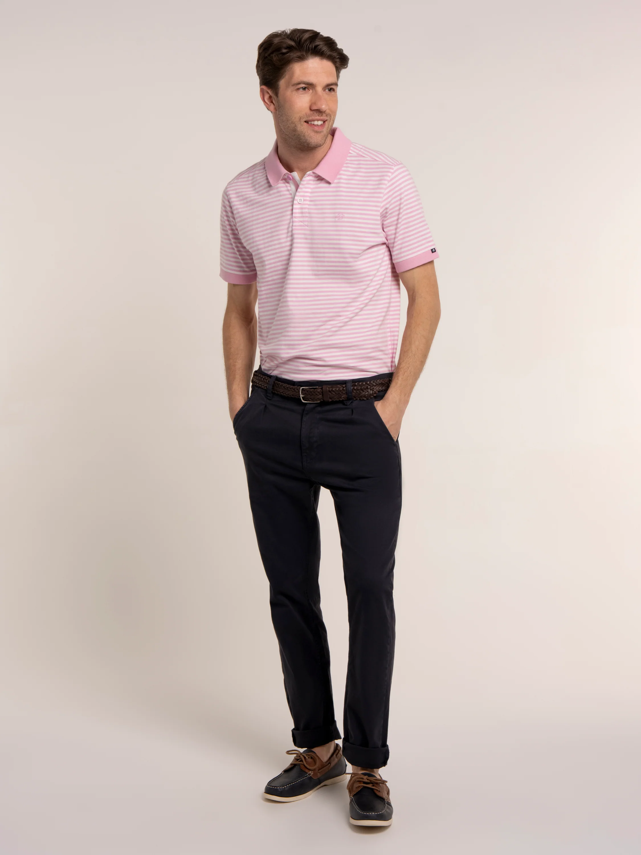 Salehurst Stripe Jersey Polo - Image 9